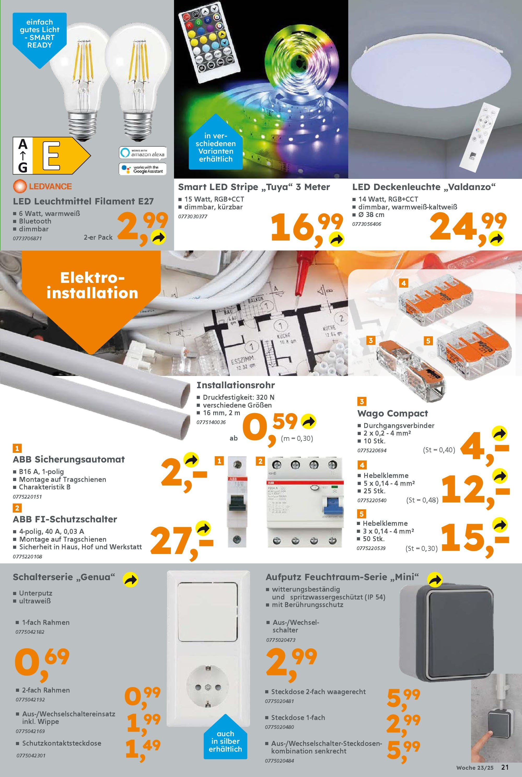 Globus Baumarkt prospekt Forchheim	 (ab 01.06.2025) zum Blättern | Seite: 21 | Produkte: Steckdose, Küche