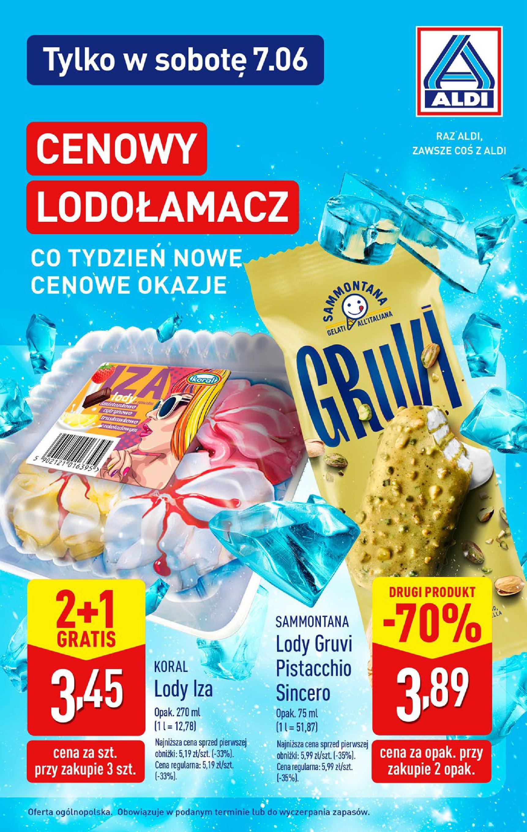 Aldi Gazetka od 02.06.2025 - Ulotka PDF, promocje | Strona: 33 | Produkty: Lody