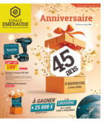 Espace emeraude Catalogue anniversaire - au 14.06.2025