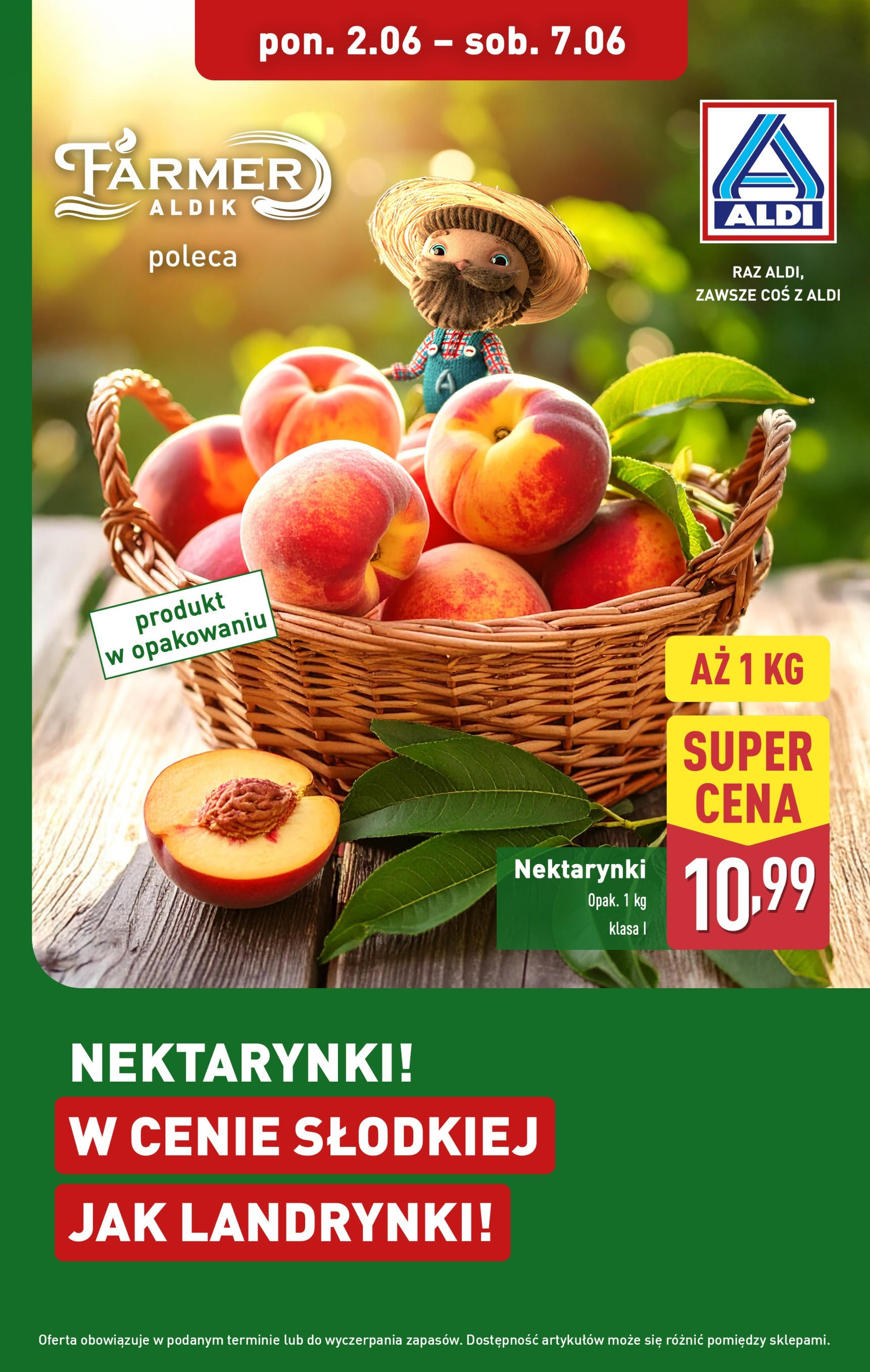 Aldi - Aldi Truskawki i Nektarynki ważne do 7.06 od 01.06.2025 - Ulotka PDF, promocje | Strona: 2