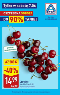 Pogląd oferty "Aldi Gazetka - Promocja tylko w sobotę" - ważna od 07.06.2025