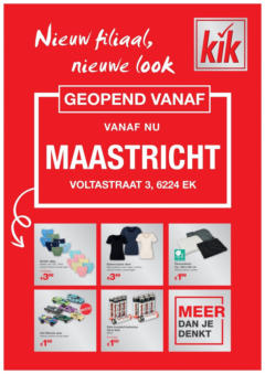 KiK - Geopend folder Maastricht - Voorbeeld van een folder van KiK, geldig van 29.05.2025