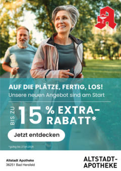 Entdecke - Jetzt neue Angebote in Ihrer Apotheke entdecken - online oder persönlich vor Ort! gültig ab dem 30.05.2025