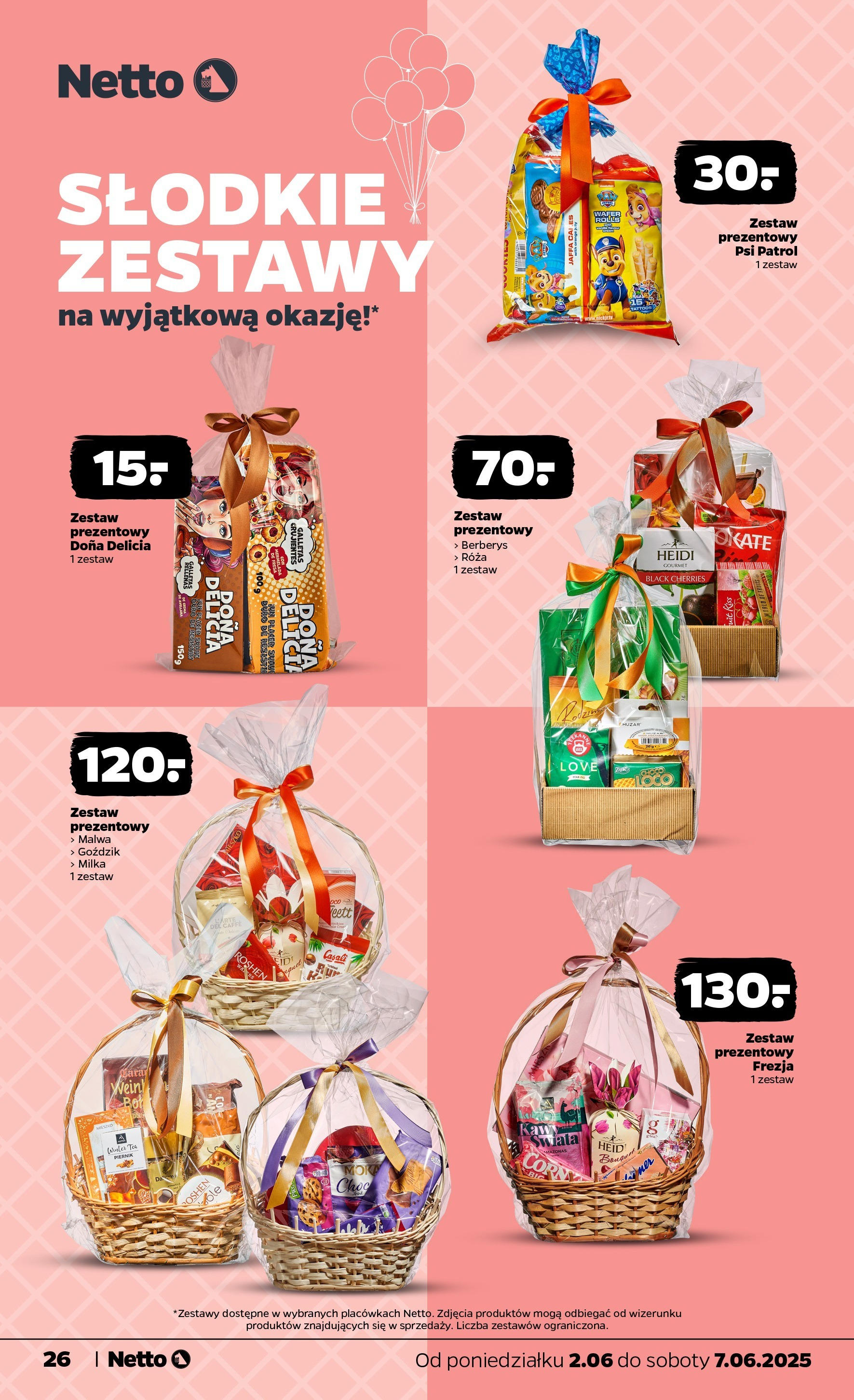 Netto gazetka - Spożywcza od 02.06.2025 - Aktualne promocje | Strona: 26 | Produkty: Piernik, Goździk, Milka