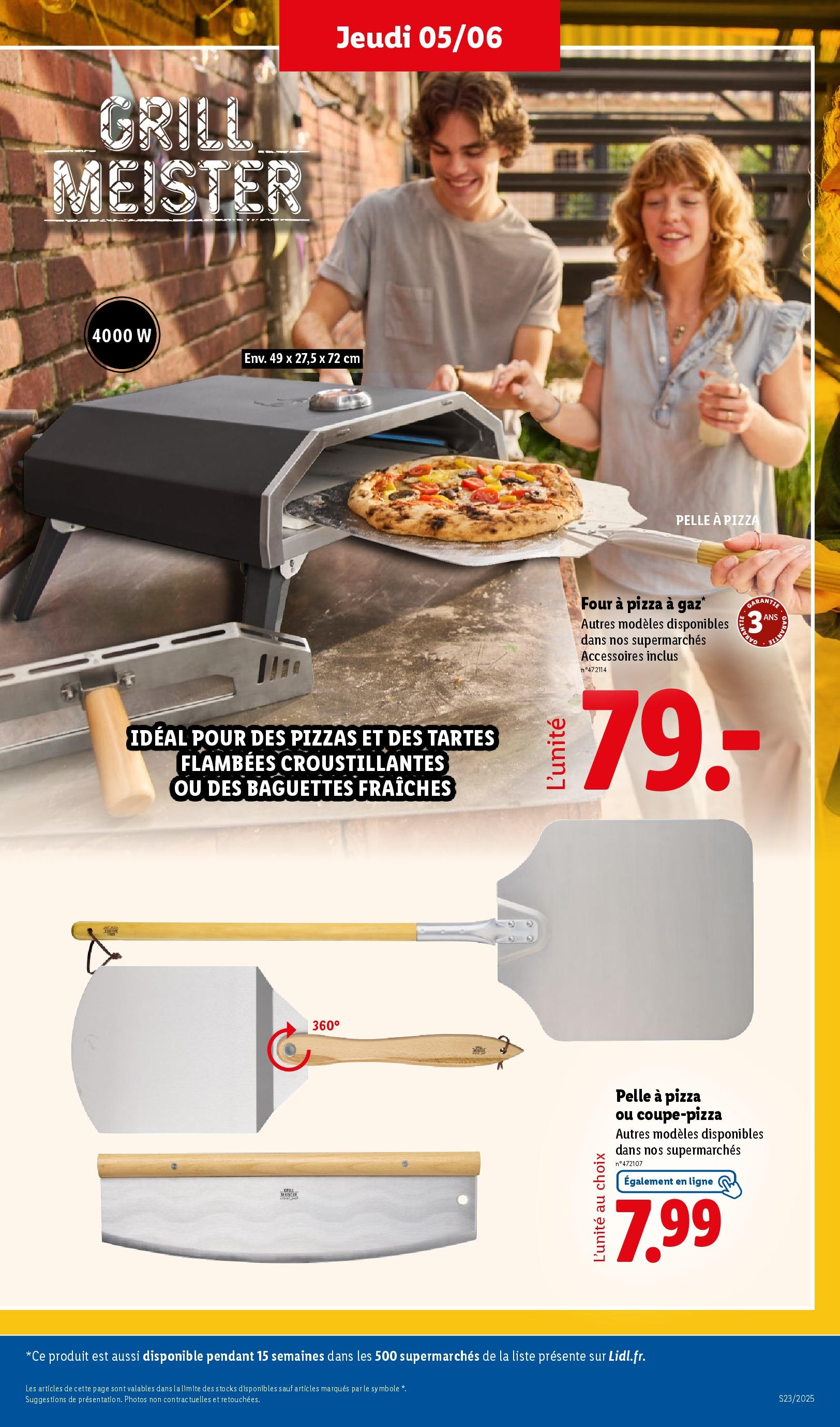 Catalogue LIDL du 04/06/2025 | Promo prospectus en ligne | Page: 31 | Produits: Four, Pelle à pizza, Four à pizza, Pizza