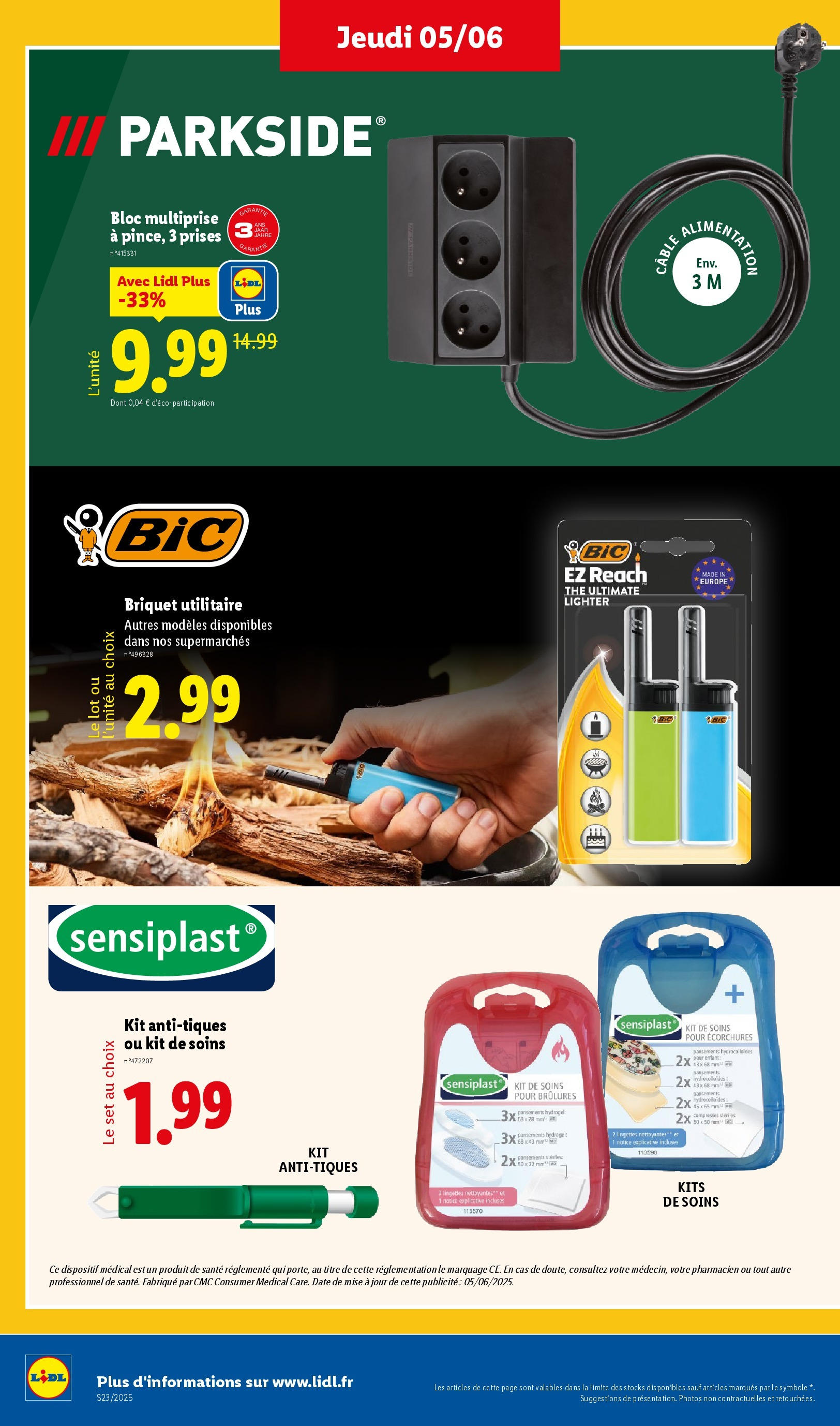 Catalogue LIDL du 04/06/2025 | Promo prospectus en ligne | Page: 32 | Produits: Câble, Prises, Thé