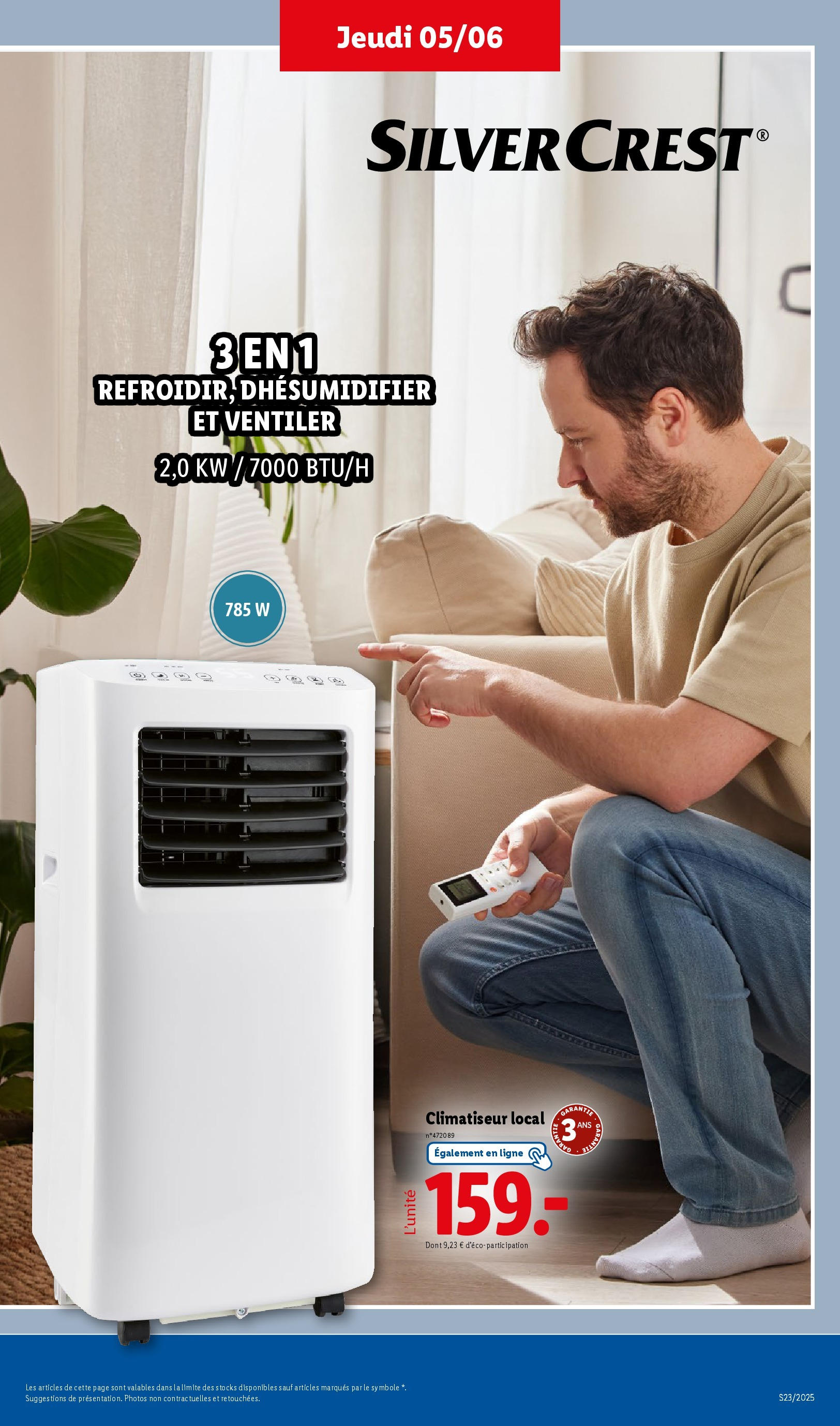 Catalogue LIDL du 04/06/2025 | Promo prospectus en ligne | Page: 35 | Produits: Climatiseur