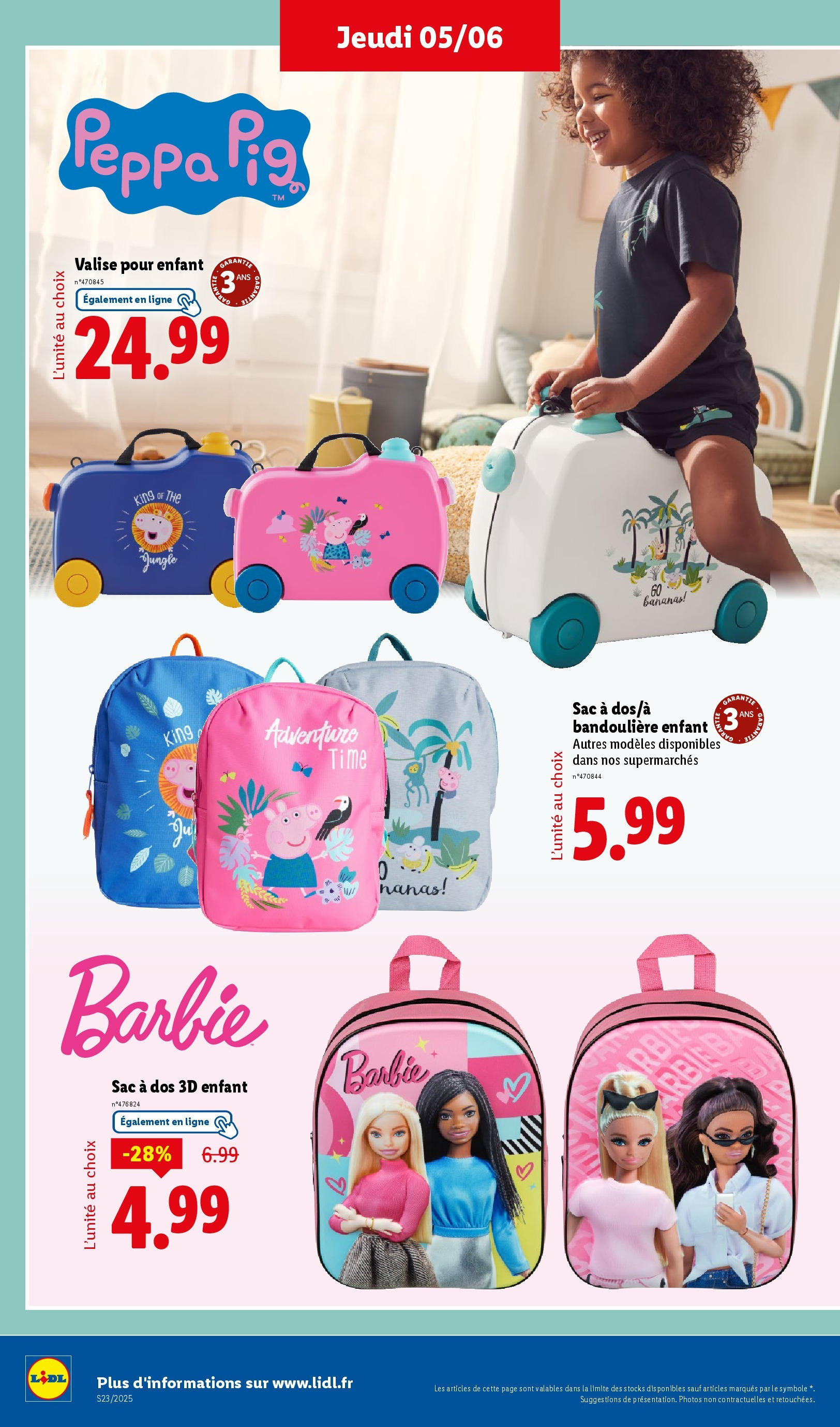 Catalogue LIDL du 04/06/2025 | Promo prospectus en ligne | Page: 40 | Produits: Sac, Thé, Sac à dos, Valise