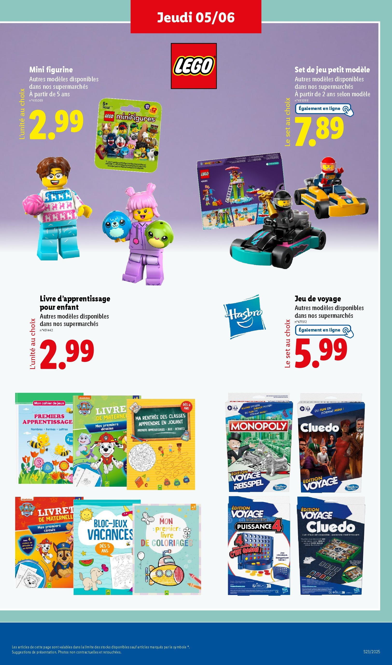 Catalogue LIDL du 04/06/2025 | Promo prospectus en ligne | Page: 41 | Produits: Légo, Jeux, Livre