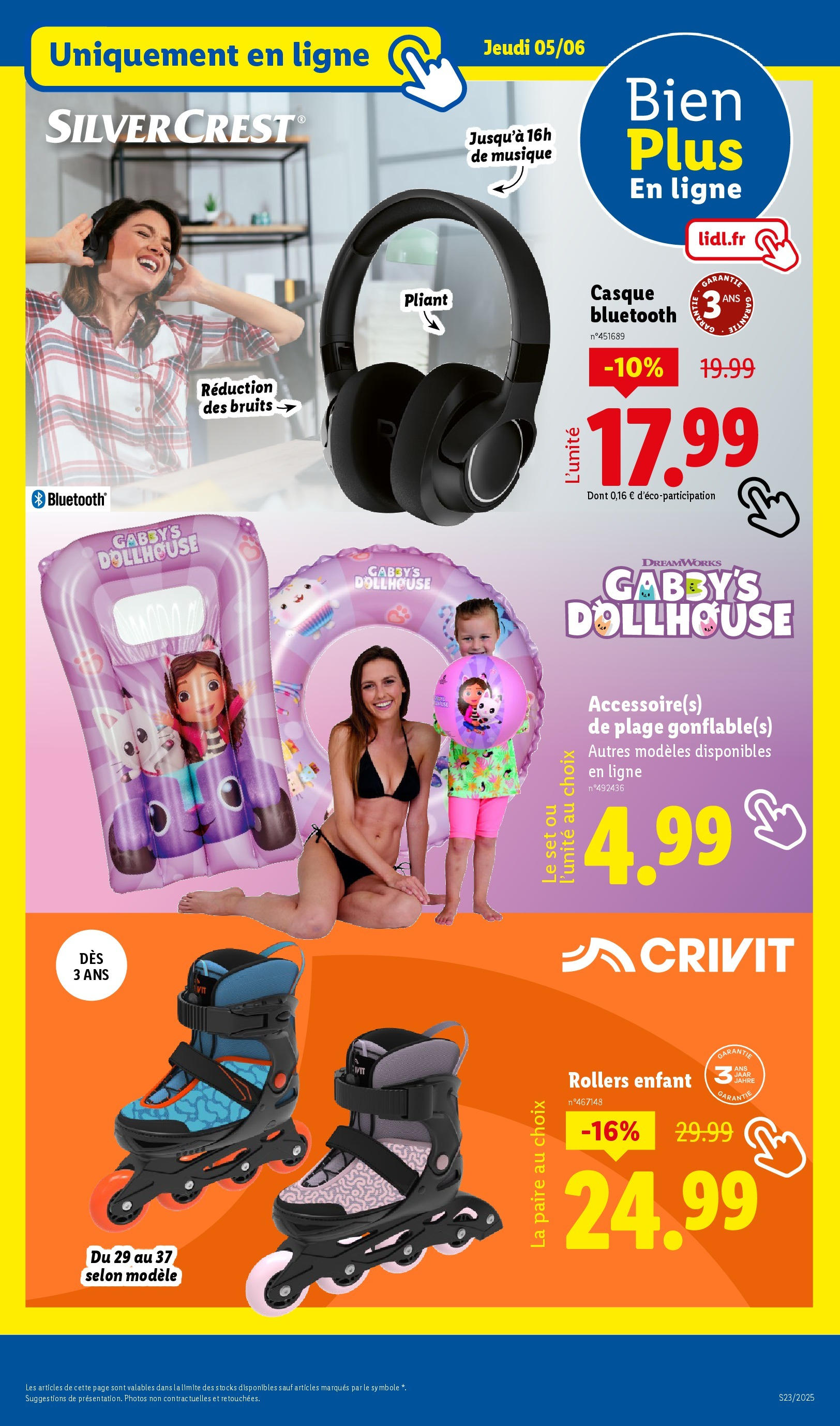 Catalogue LIDL du 04/06/2025 | Promo prospectus en ligne | Page: 45 | Produits: Rollers, Casque