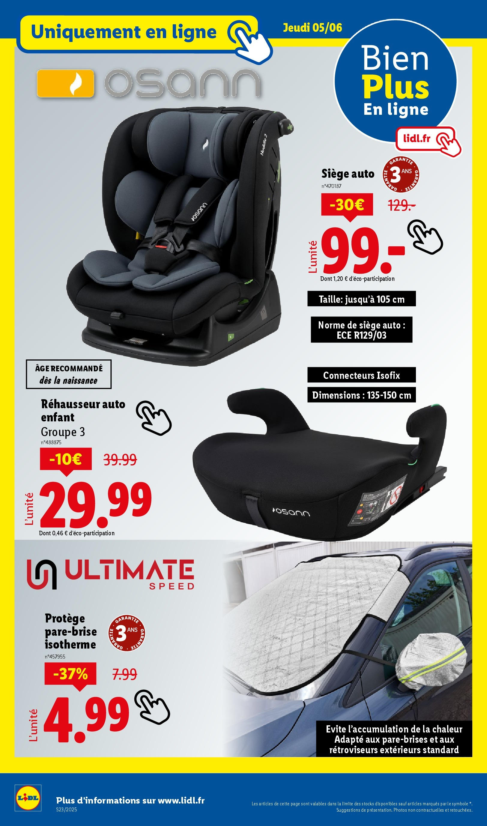 Catalogue LIDL du 04/06/2025 | Promo prospectus en ligne | Page: 46 | Produits: Rehausseur, Siège auto