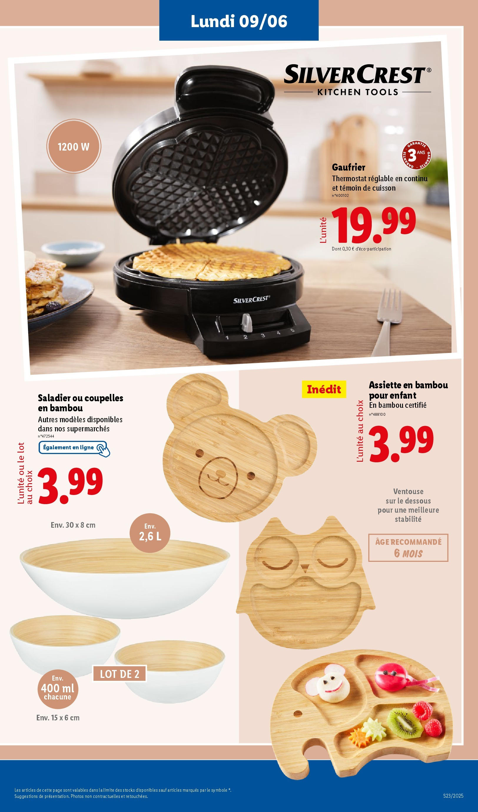 Catalogue LIDL du 04/06/2025 | Promo prospectus en ligne | Page: 55 | Produits: Gaufrier