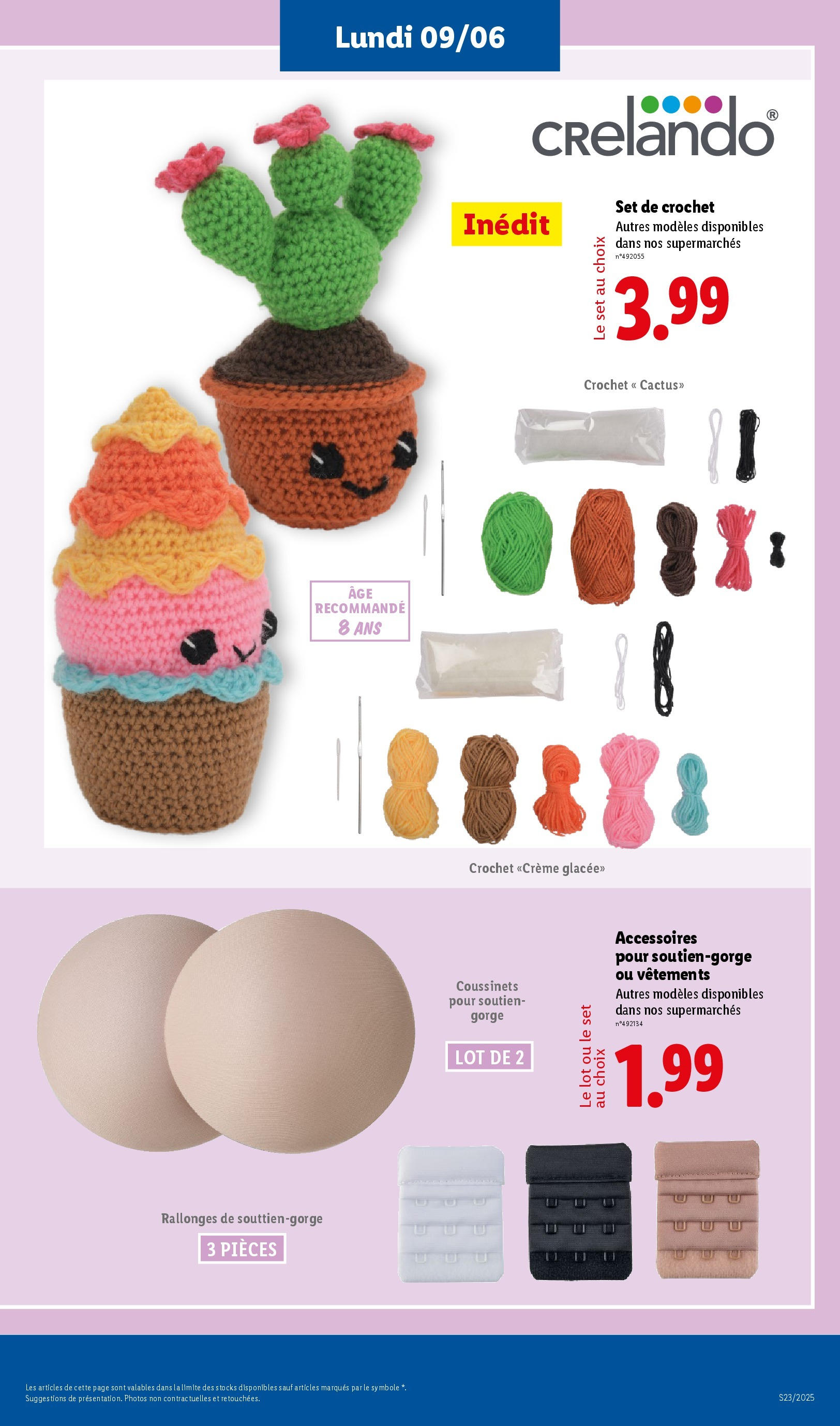 Catalogue LIDL du 04/06/2025 | Promo prospectus en ligne | Page: 69 | Produits: Vêtements, Soutien-gorge, Crème