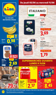 Prévisualisation de Craquez pour la gamme Italiamo de Lidl : une sélection gourmande aux parfums de l'Italie ! du magasin LIDL formulaire valide 04/06/2025