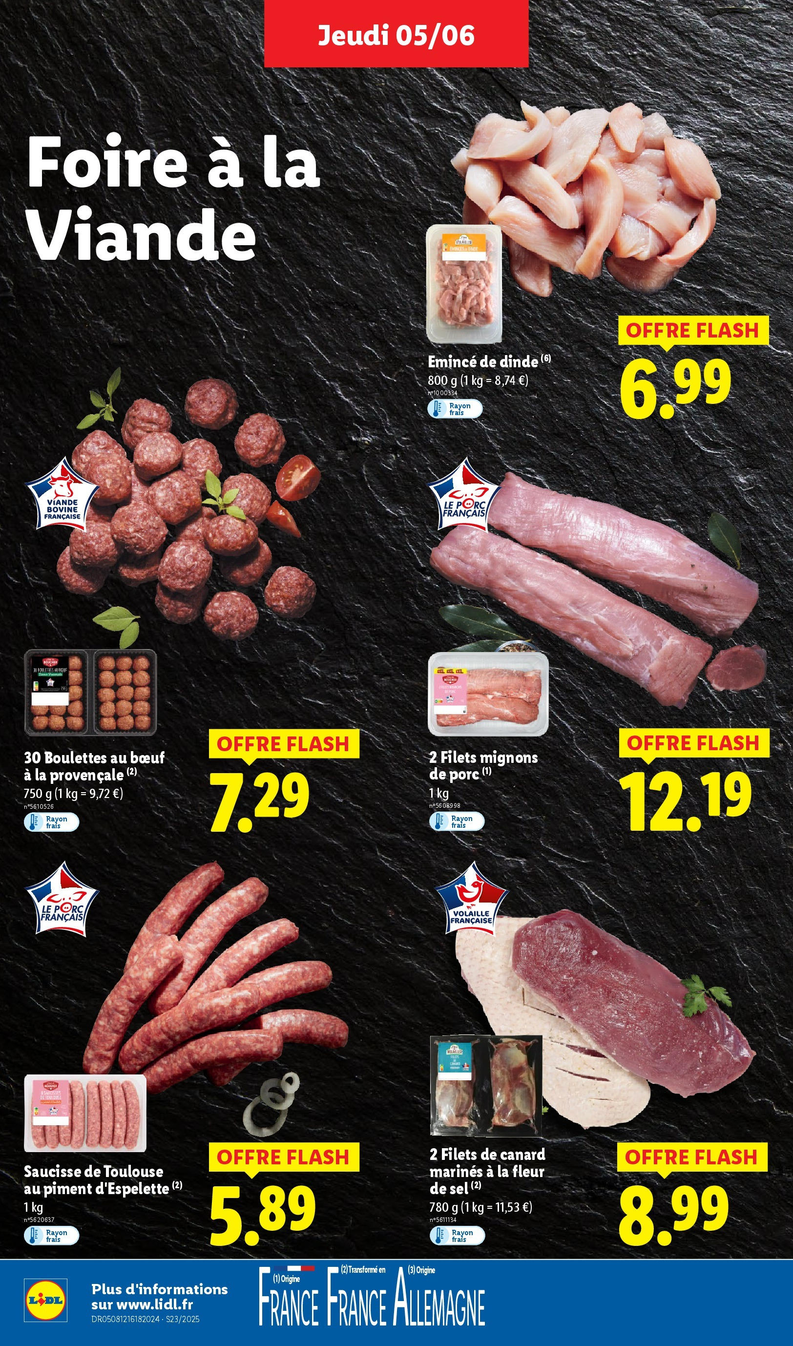 Catalogue LIDL du 04/06/2025 | Promo prospectus en ligne | Page: 6 | Produits: Sel, Piment, Viande, Viande bovine