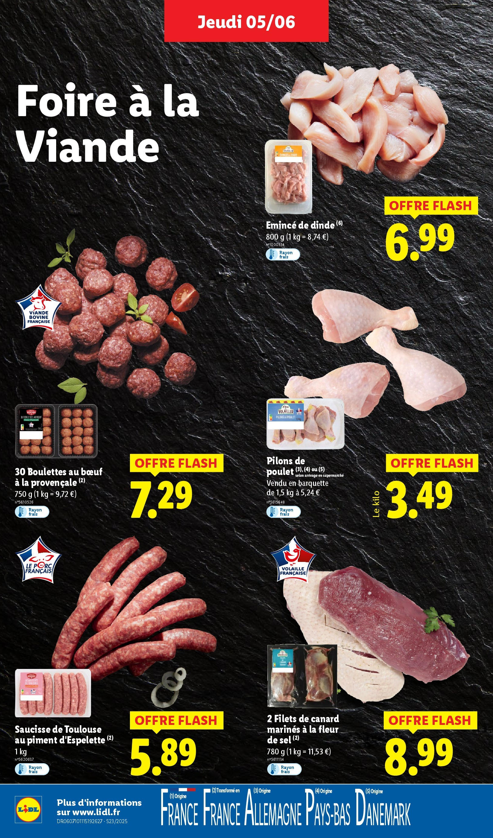 Catalogue LIDL du 04/06/2025 | Promo prospectus en ligne | Page: 6 | Produits: Volaille, Piment d'espelette, Viande, Porc