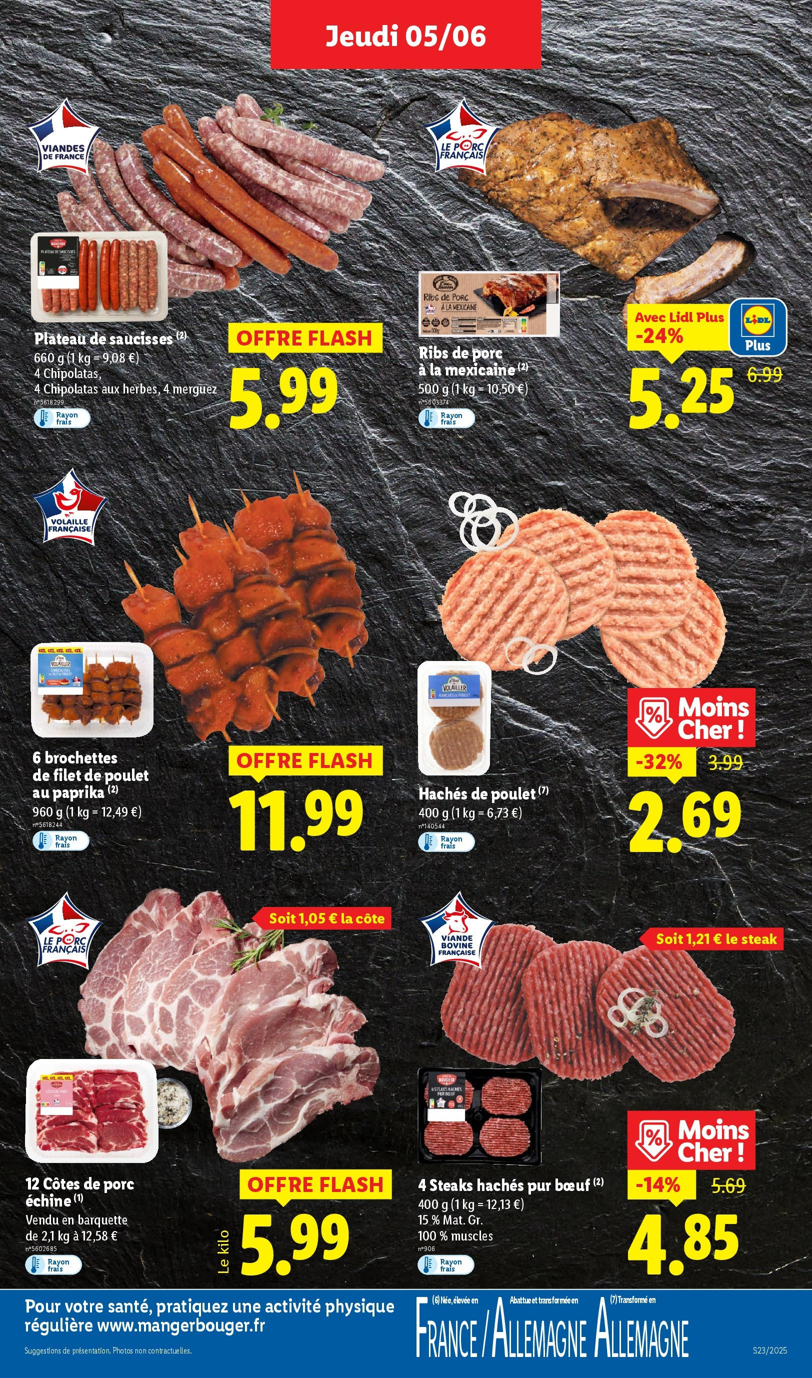 Catalogue LIDL du 04/06/2025 | Promo prospectus en ligne | Page: 7 | Produits: Paprika, Plateau, Volaille, Porc