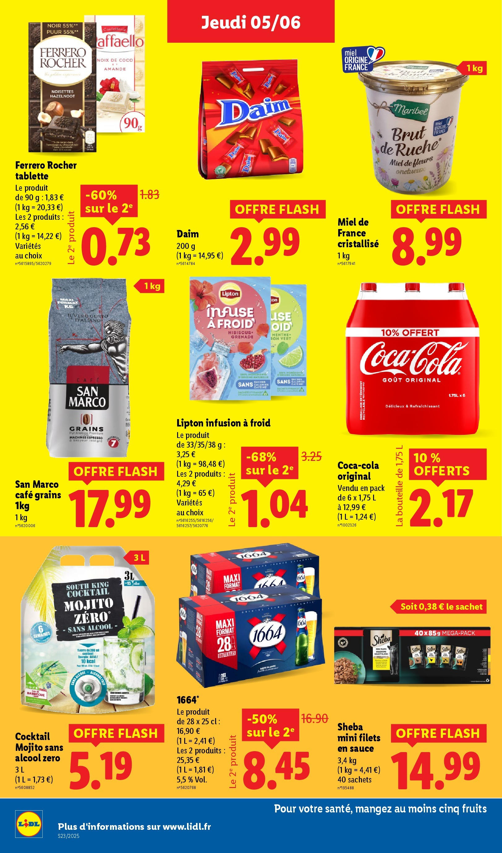 Catalogue LIDL du 04/06/2025 | Promo prospectus en ligne | Page: 18 | Produits: Tablette, Amande, Infusion, San Marco Café