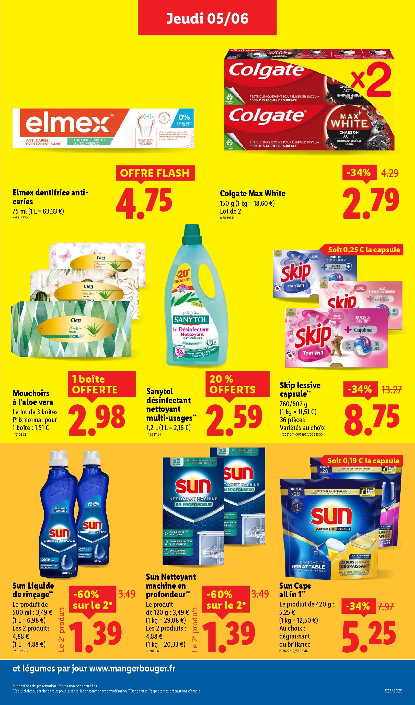 Catalogue LIDL du 04/06/2025 | Promo prospectus en ligne | Page: 19 | Produits: Gommage, Dentifrice, Détergent, Lessive