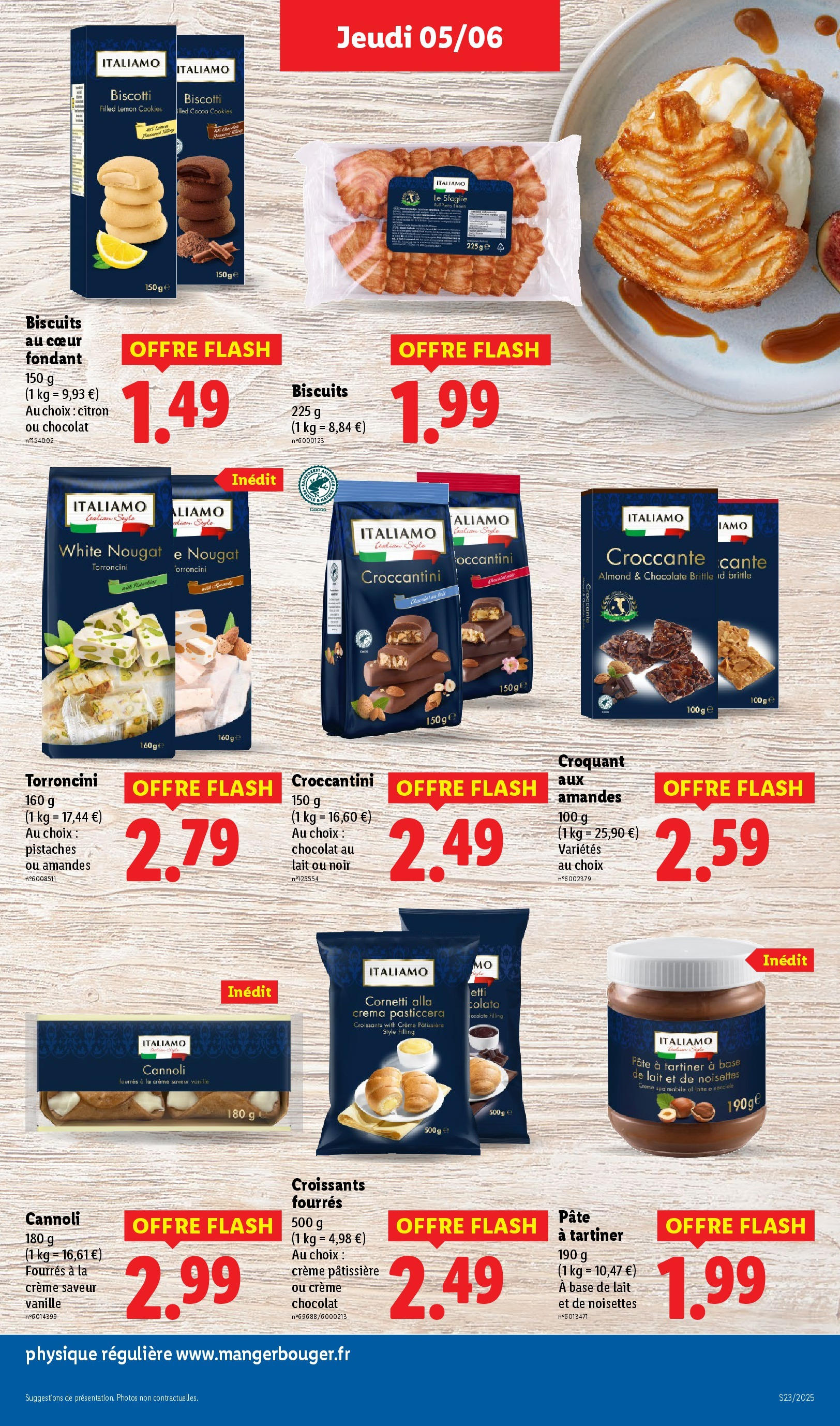 Catalogue LIDL du 04/06/2025 | Promo prospectus en ligne | Page: 27 | Produits: Citron, Nougat, Pâte à tartiner, Lait