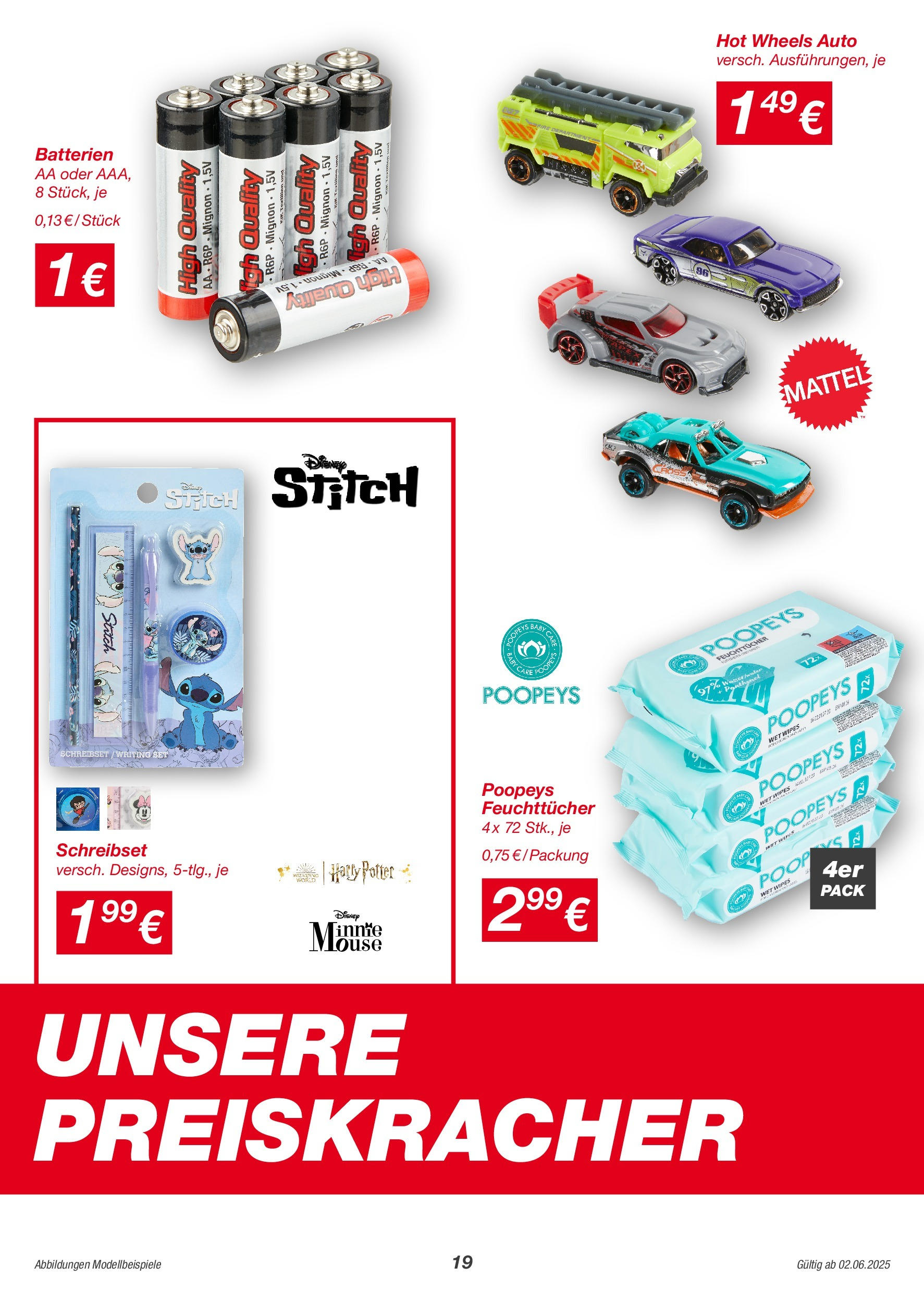Kik Prospekt 	 (ab 02.06.2025) zum Blättern | Seite: 19 | Produkte: Batterien