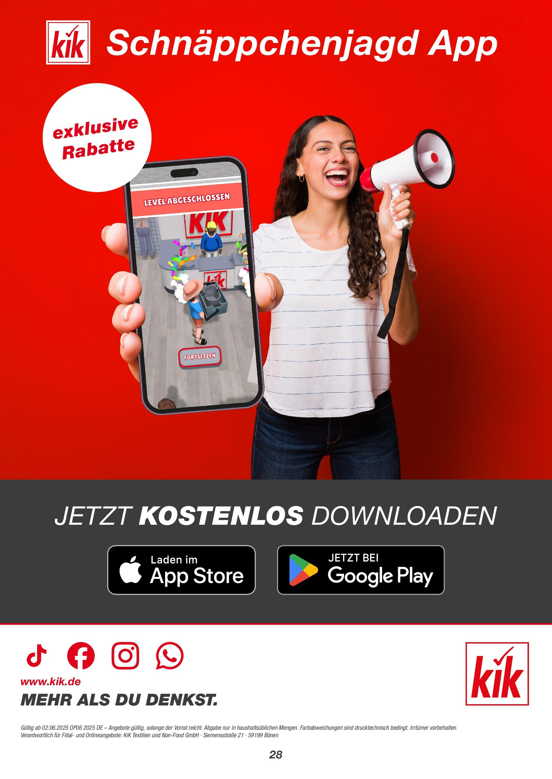 Kik Prospekt 	 (ab 02.06.2025) zum Blättern | Seite: 28