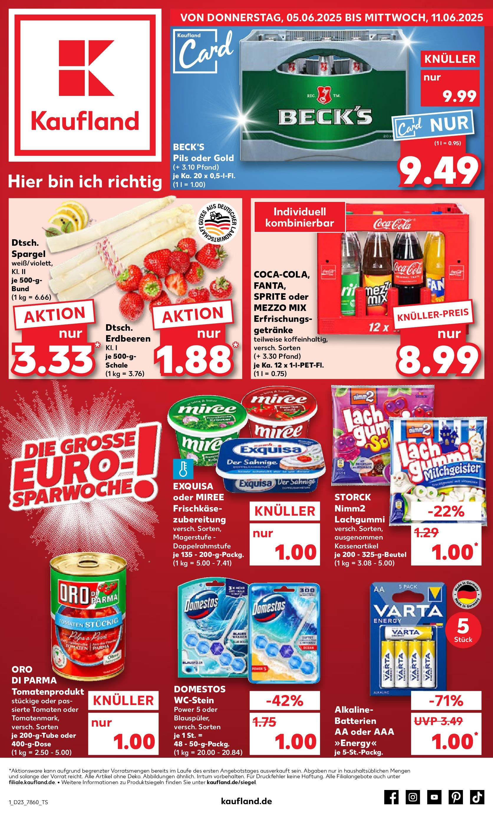 Kaufland prospekt Erding (ab 05.06.2025) » Angebote Online | Seite: 1 | Produkte: Mezzo mix, Tomaten, Exquisa, Oder mezzo mix Kaufland prospekt Erding (ab 05.06.2025) » Angebote Online zum Blättern | Seite: 1 | Produkte: Mezzo mix, Tomaten, Exquisa, Oder mezzo mix