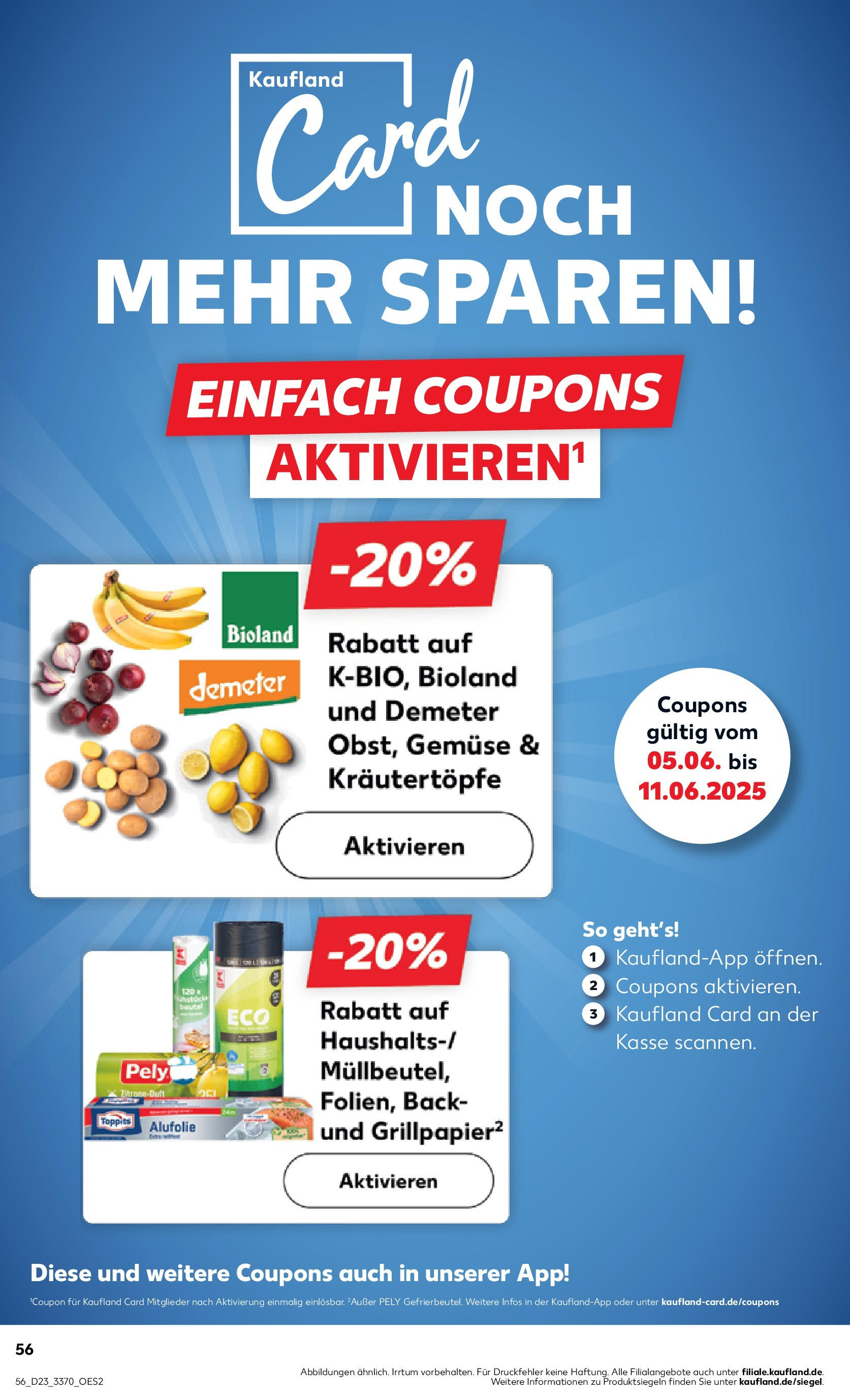 Kaufland prospekt Berlin (ab 05.06.2025) » Angebote Online | Seite: 56 | Produkte: Gemüse Kaufland prospekt Berlin (ab 05.06.2025) » Angebote Online zum Blättern | Seite: 56 | Produkte: Gemüse