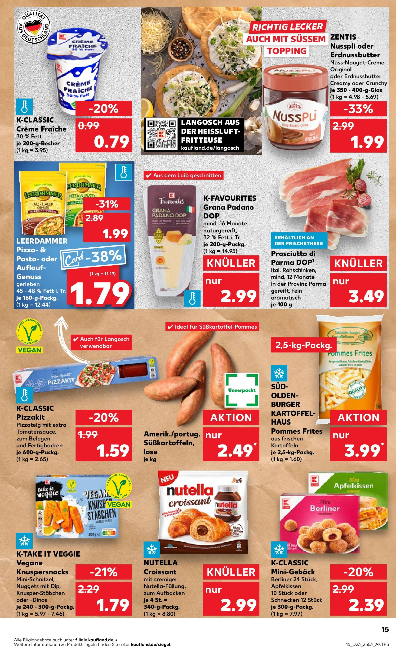 Kaufland prospekt Aschaffenburg (ab 05.06.2025) » Angebote Online | Seite: 15 | Produkte: Burger, Creme, Nutella, Zentis nusspli Kaufland prospekt Aschaffenburg (ab 05.06.2025) » Angebote Online zum Blättern | Seite: 15 | Produkte: Burger, Creme, Nutella, Zentis nusspli