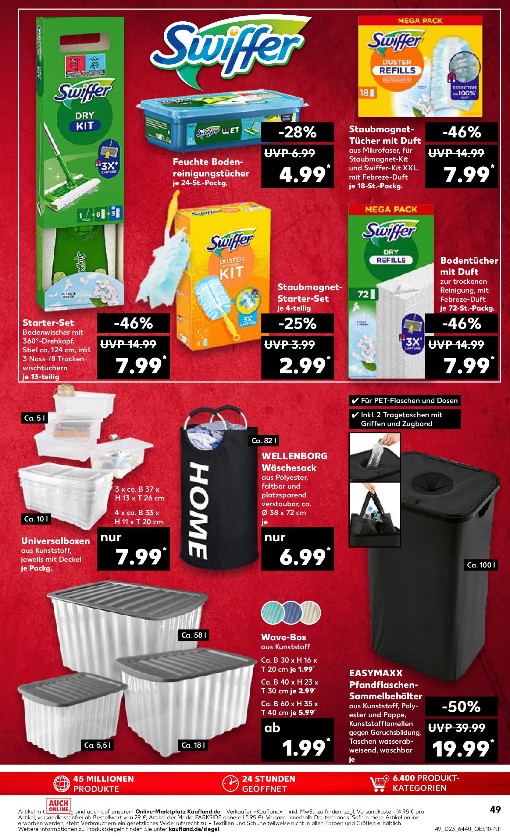 Kaufland prospekt Aschaffenburg (ab 05.06.2025) » Angebote Online | Seite: 49 | Produkte: Box, Duft, Reinigungstücher, Swiffer Kaufland prospekt Aschaffenburg (ab 05.06.2025) » Angebote Online zum Blättern | Seite: 49 | Produkte: Box, Duft, Reinigungstücher, Swiffer