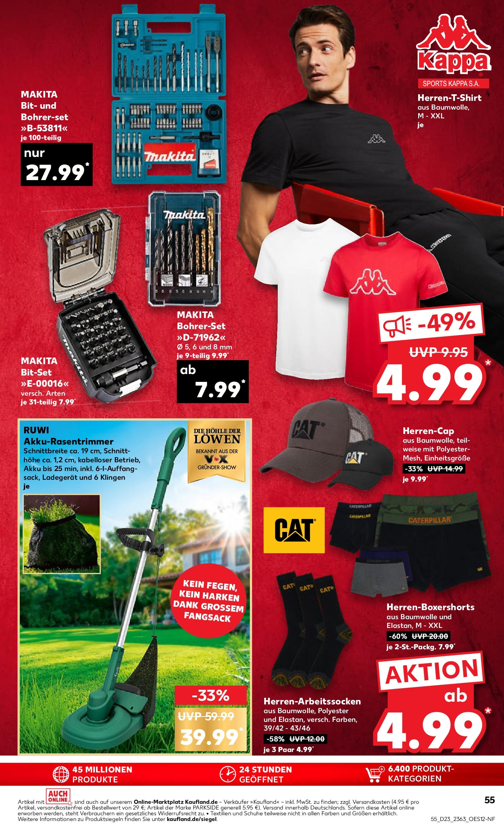 Kaufland prospekt Essen (ab 05.06.2025) » Angebote Online | Seite: 55 | Produkte: T-Shirt, Ladegerät Kaufland prospekt Essen (ab 05.06.2025) » Angebote Online zum Blättern | Seite: 55 | Produkte: T-Shirt, Ladegerät