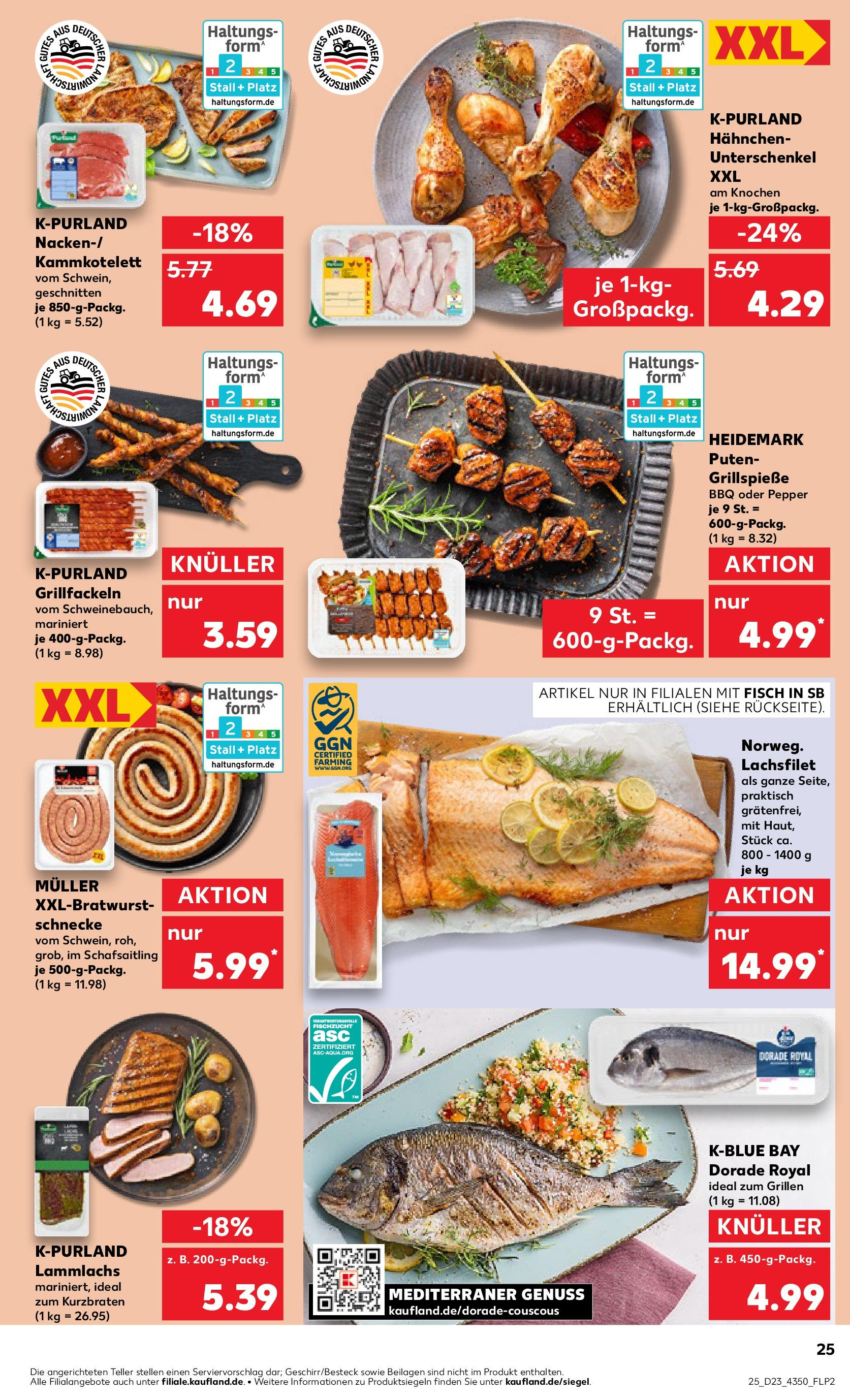 Kaufland prospekt Potsdam (ab 05.06.2025) » Angebote Online | Seite: 25 | Produkte: Dorade, Hahnchen, Fisch Kaufland prospekt Potsdam (ab 05.06.2025) » Angebote Online zum Blättern | Seite: 25 | Produkte: Dorade, Hahnchen, Fisch