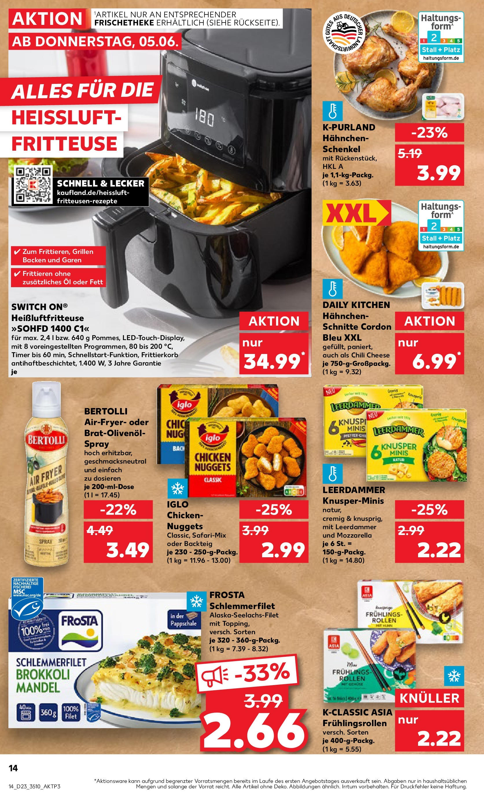 Kaufland prospekt Berlin (ab 05.06.2025) » Angebote Online | Seite: 14 | Produkte: Hahnchen, Mozzarella, Frosta, Heißluftfritteuse Kaufland prospekt Berlin (ab 05.06.2025) » Angebote Online zum Blättern | Seite: 14 | Produkte: Hahnchen, Mozzarella, Frosta, Heißluftfritteuse