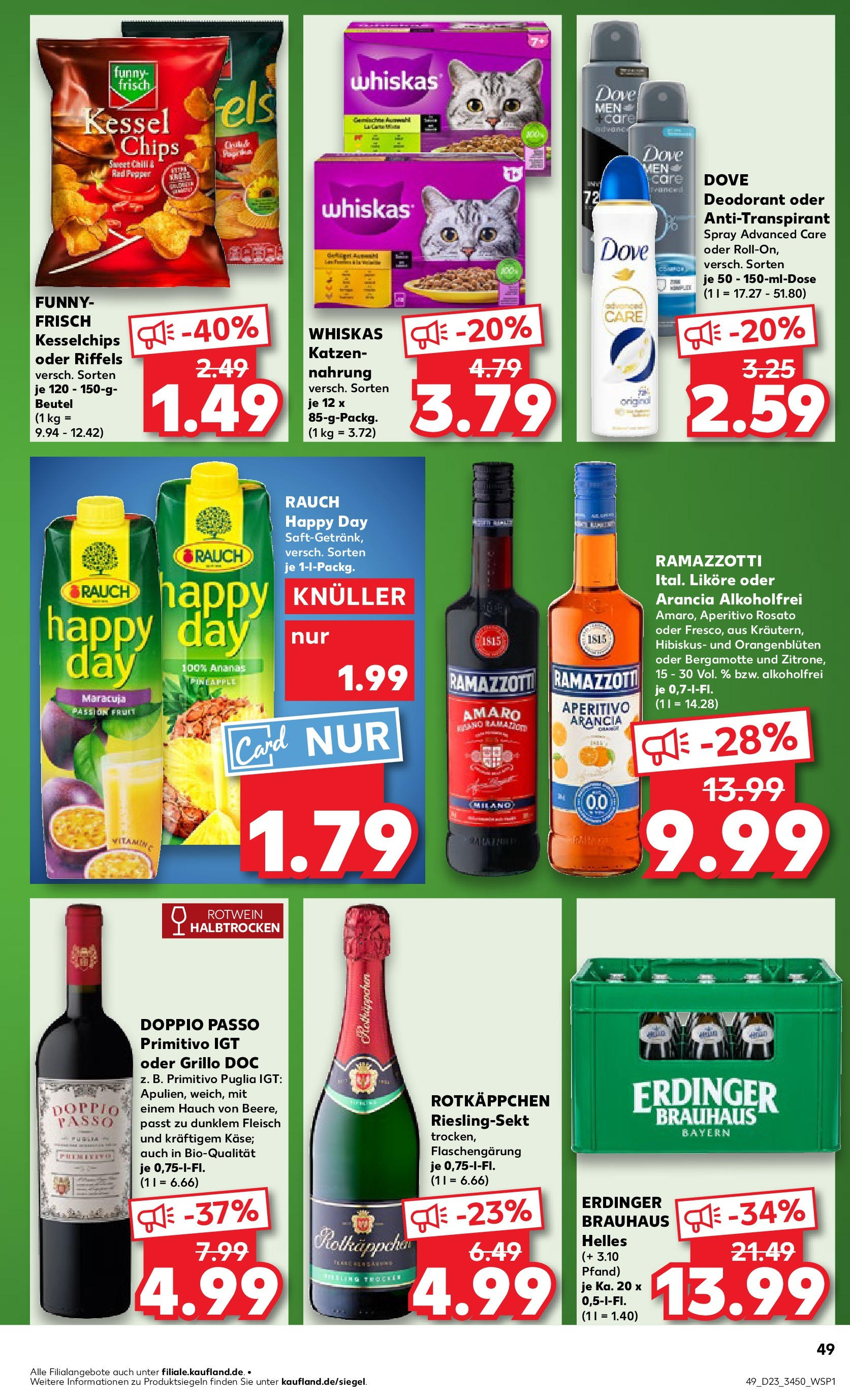 Kaufland prospekt Dresden (ab 05.06.2025) » Angebote Online | Seite: 49 | Produkte: Funny frisch, Doppio passo primitivo, Rotkäppchen, Whiskas Kaufland prospekt Dresden (ab 05.06.2025) » Angebote Online zum Blättern | Seite: 49 | Produkte: Funny frisch, Doppio passo primitivo, Rotkäppchen, Whiskas