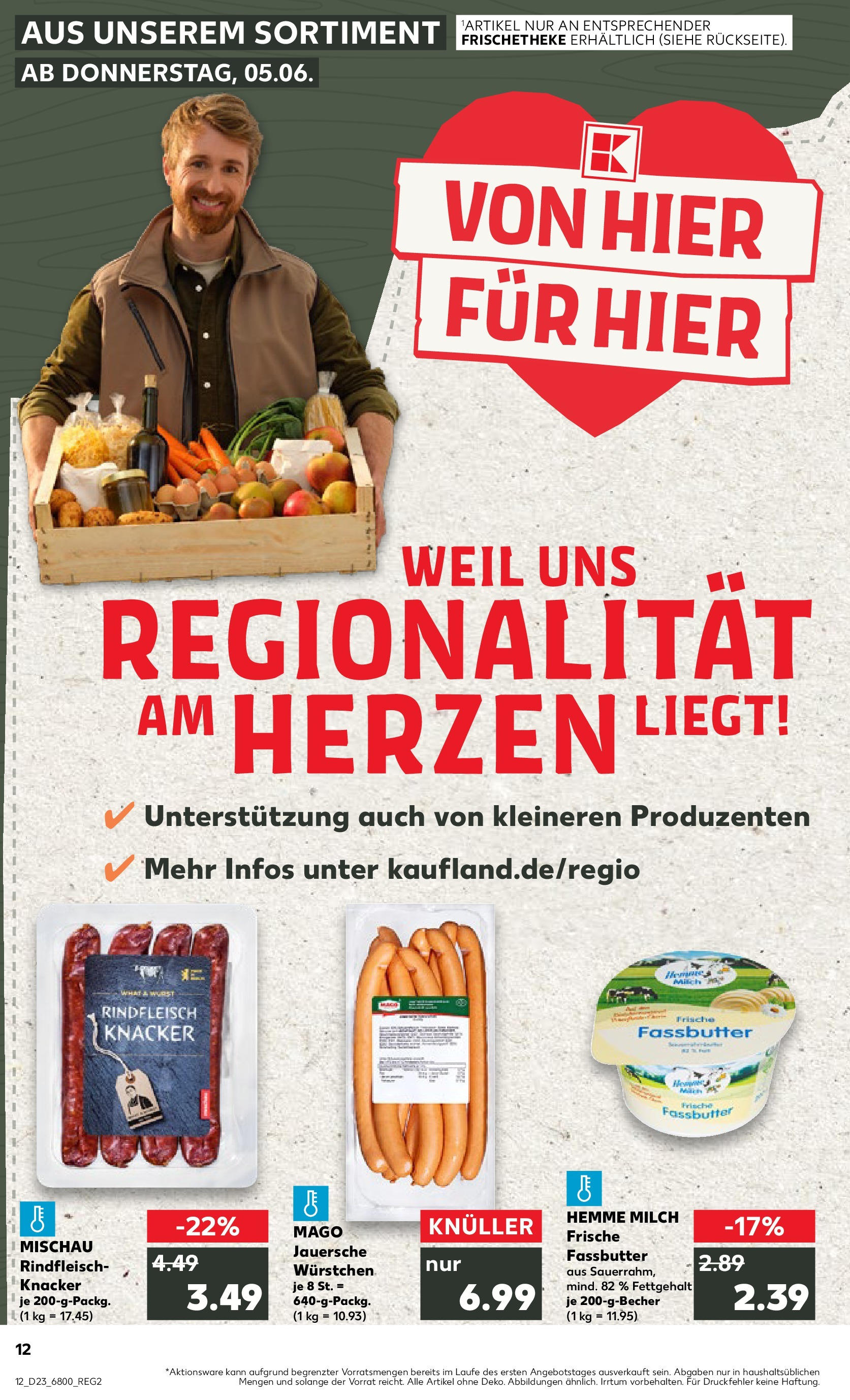 Kaufland prospekt Berlin (ab 05.06.2025) » Angebote Online | Seite: 12 | Produkte: Milch, Butter, Wurst, Rindfleisch Kaufland prospekt Berlin (ab 05.06.2025) » Angebote Online zum Blättern | Seite: 12 | Produkte: Milch, Butter, Wurst, Rindfleisch