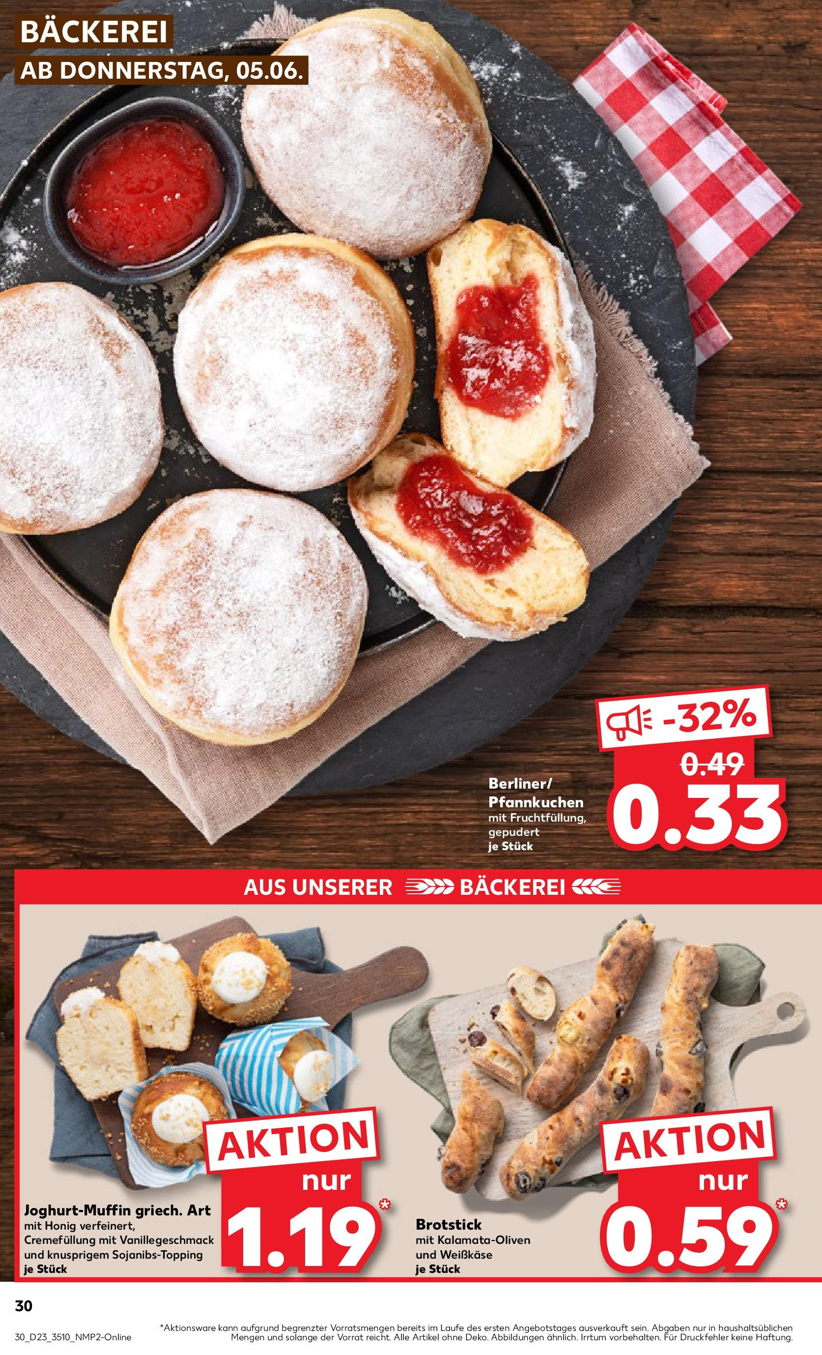 Kaufland prospekt Berlin (ab 05.06.2025) » Angebote Online | Seite: 30 | Produkte: Bäckerei, Pfannkuchen Kaufland prospekt Berlin (ab 05.06.2025) » Angebote Online zum Blättern | Seite: 30 | Produkte: Bäckerei, Pfannkuchen