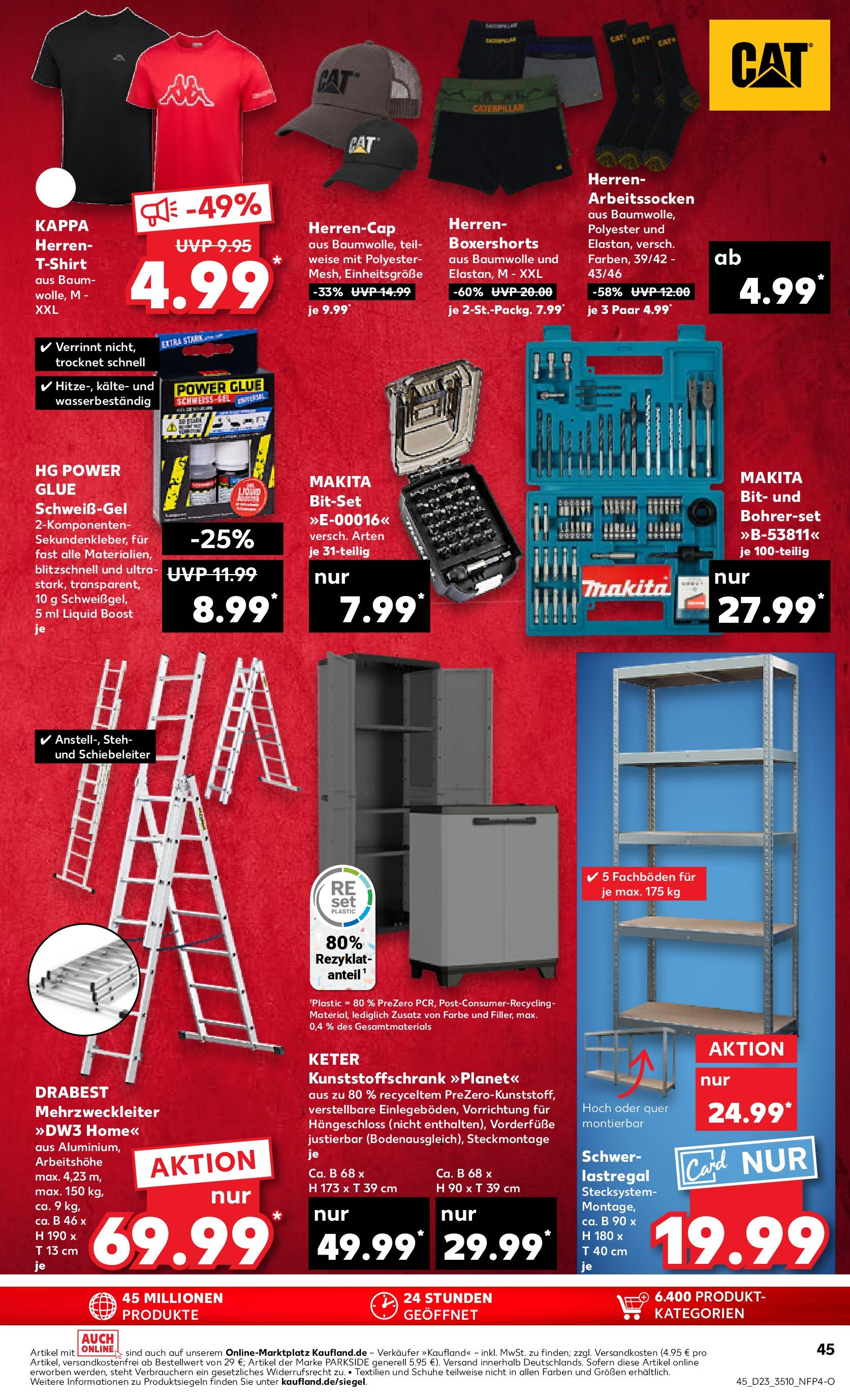 Kaufland prospekt Berlin (ab 05.06.2025) » Angebote Online | Seite: 45 | Produkte: T-Shirt, Schwerlastregal Kaufland prospekt Berlin (ab 05.06.2025) » Angebote Online zum Blättern | Seite: 45 | Produkte: T-Shirt, Schwerlastregal