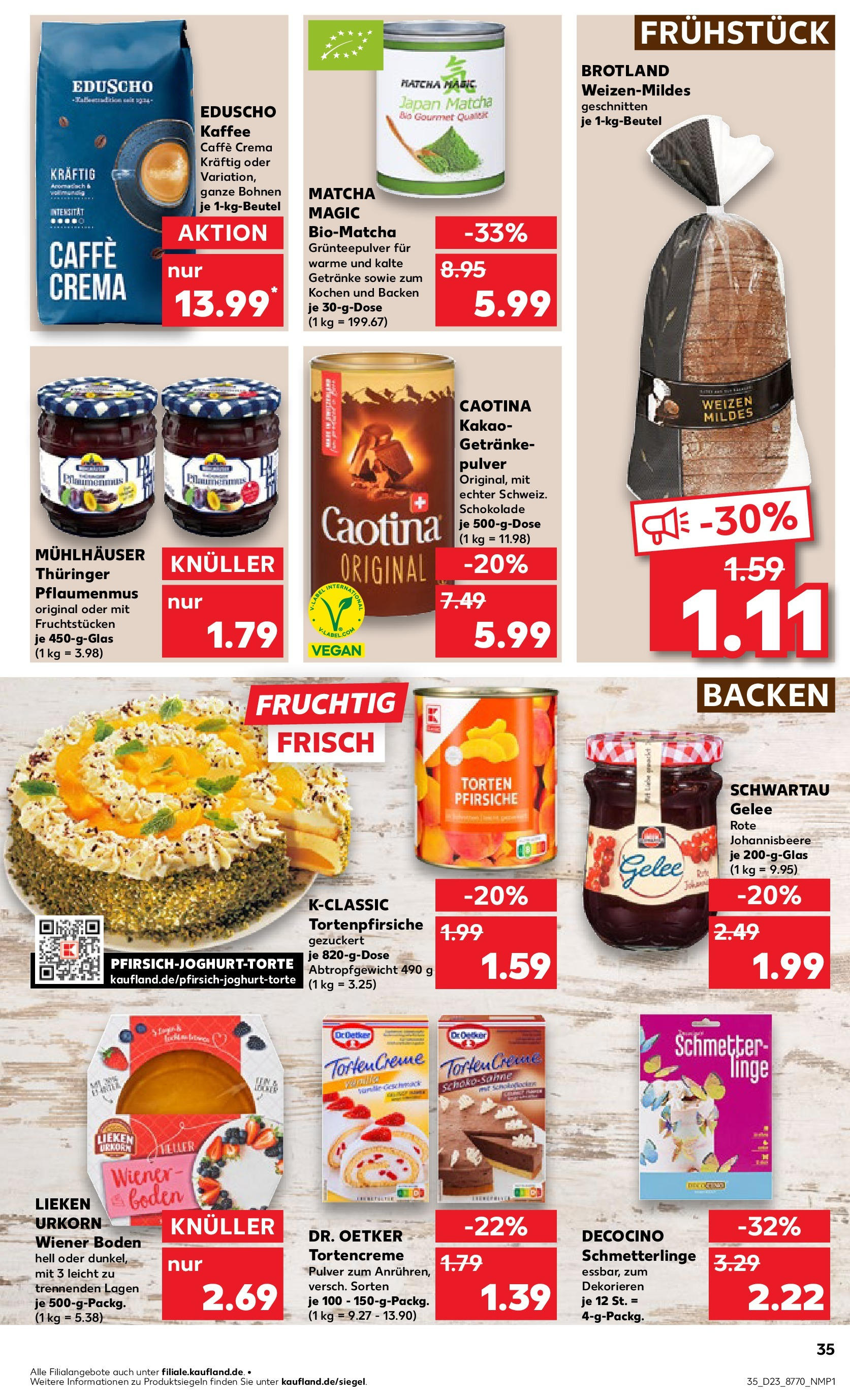 Kaufland prospekt Berlin (ab 05.06.2025) » Angebote Online | Seite: 35 | Produkte: Kaffee, Schokolade, Creme, Eduscho Kaufland prospekt Berlin (ab 05.06.2025) » Angebote Online zum Blättern | Seite: 35 | Produkte: Kaffee, Schokolade, Creme, Eduscho