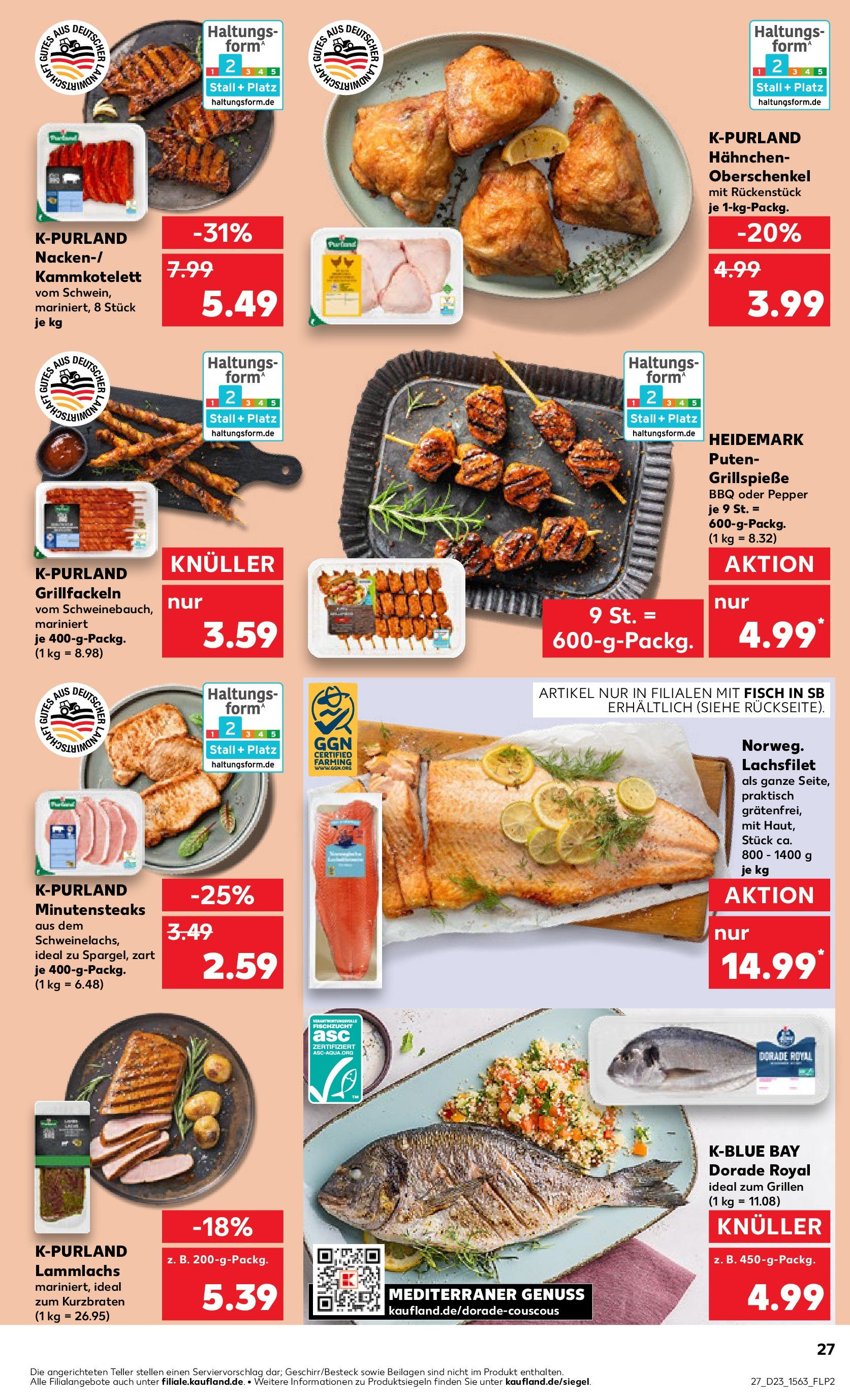 Kaufland prospekt Itzehoe (ab 05.06.2025) » Angebote Online | Seite: 27 | Produkte: Dorade, Grill, Hahnchen, Fisch Kaufland prospekt Itzehoe (ab 05.06.2025) » Angebote Online zum Blättern | Seite: 27 | Produkte: Dorade, Grill, Hahnchen, Fisch