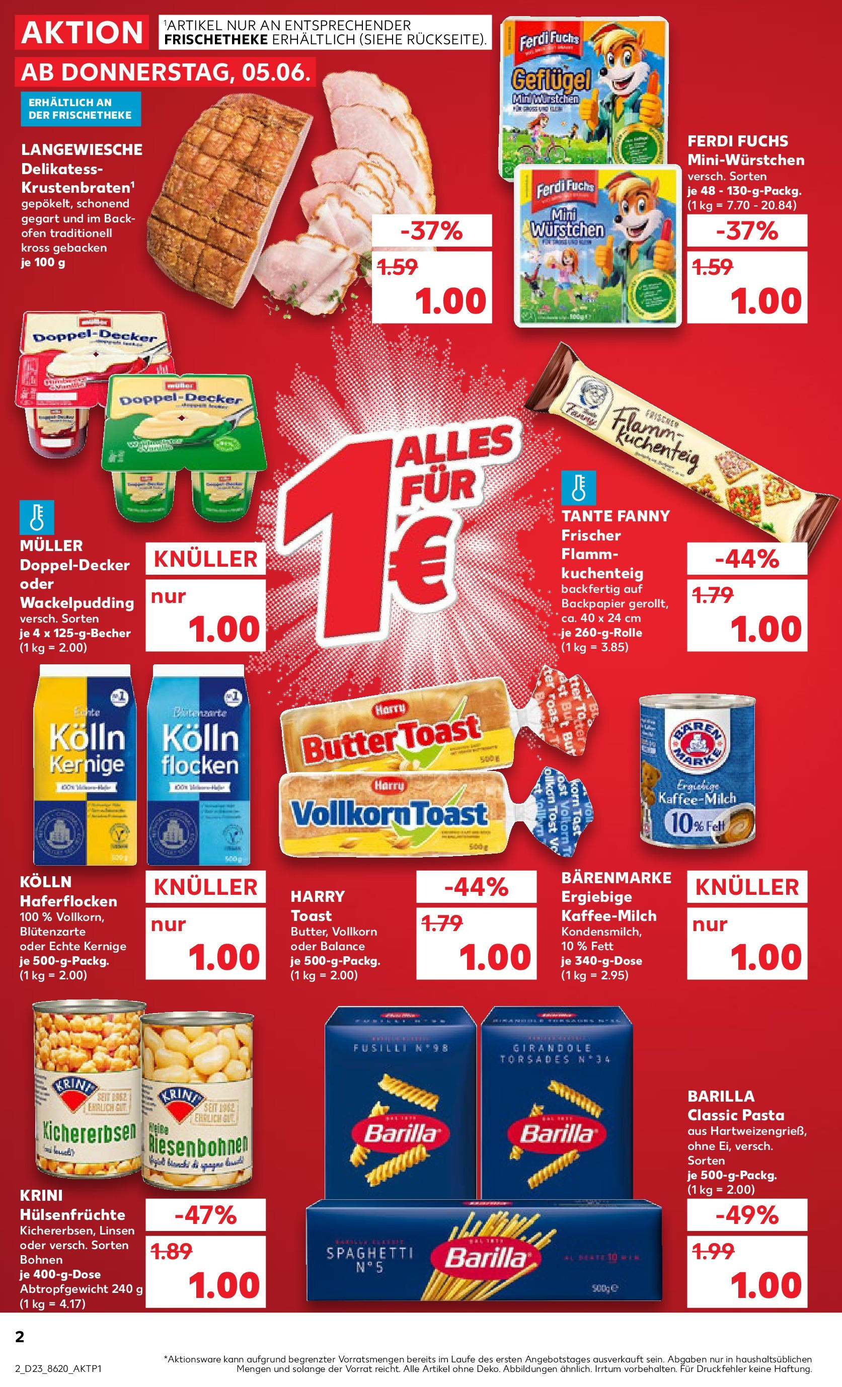 Kaufland prospekt Essen (ab 05.06.2025) » Angebote Online | Seite: 2 | Produkte: Kolln haferflocken, Kolln, Pasta, Flocken Kaufland prospekt Essen (ab 05.06.2025) » Angebote Online zum Blättern | Seite: 2 | Produkte: Kolln haferflocken, Kolln, Pasta, Flocken