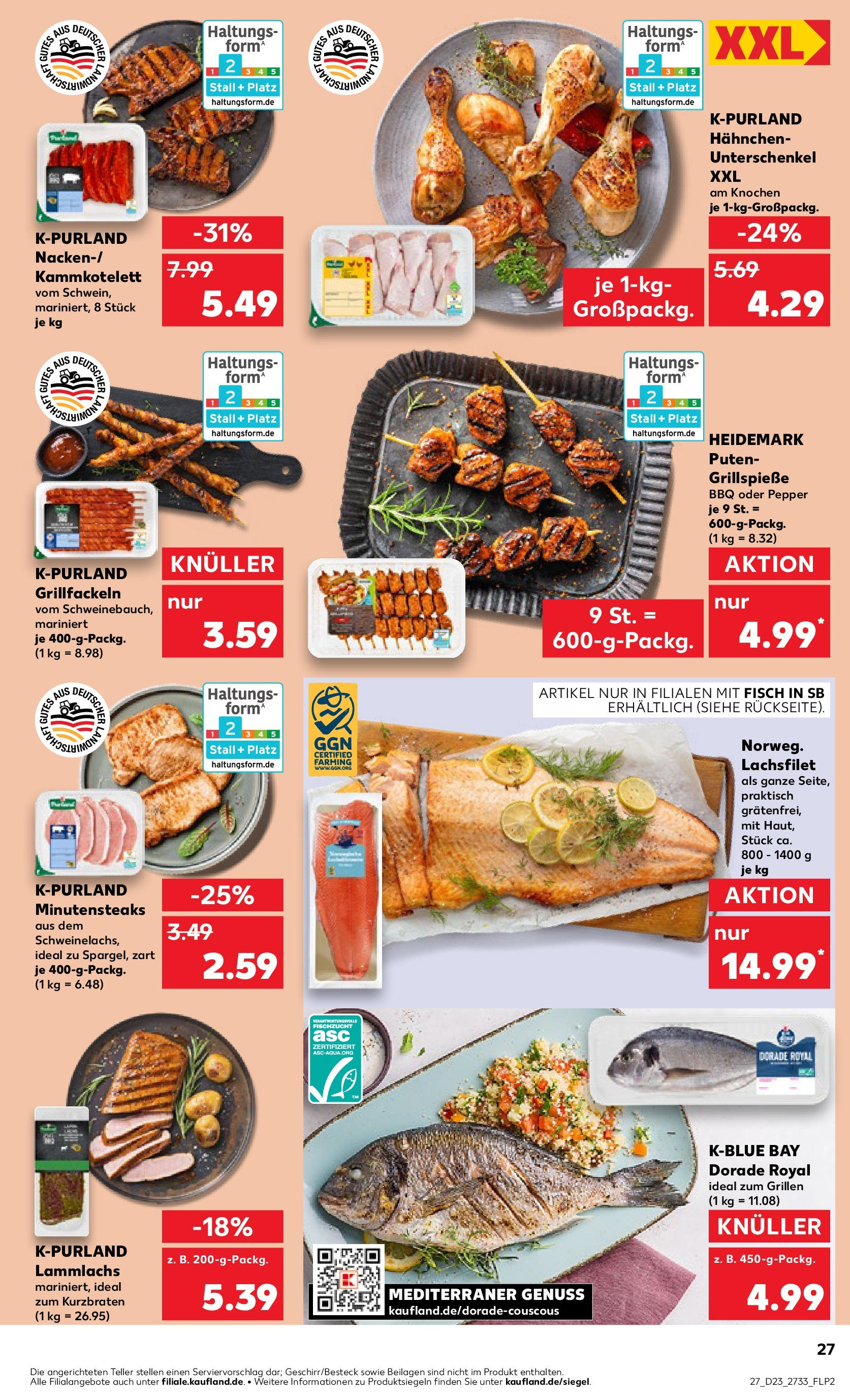 Kaufland prospekt Berlin (ab 05.06.2025) » Angebote Online | Seite: 27 | Produkte: Dorade, Hahnchen, Fisch Kaufland prospekt Berlin (ab 05.06.2025) » Angebote Online zum Blättern | Seite: 27 | Produkte: Dorade, Hahnchen, Fisch