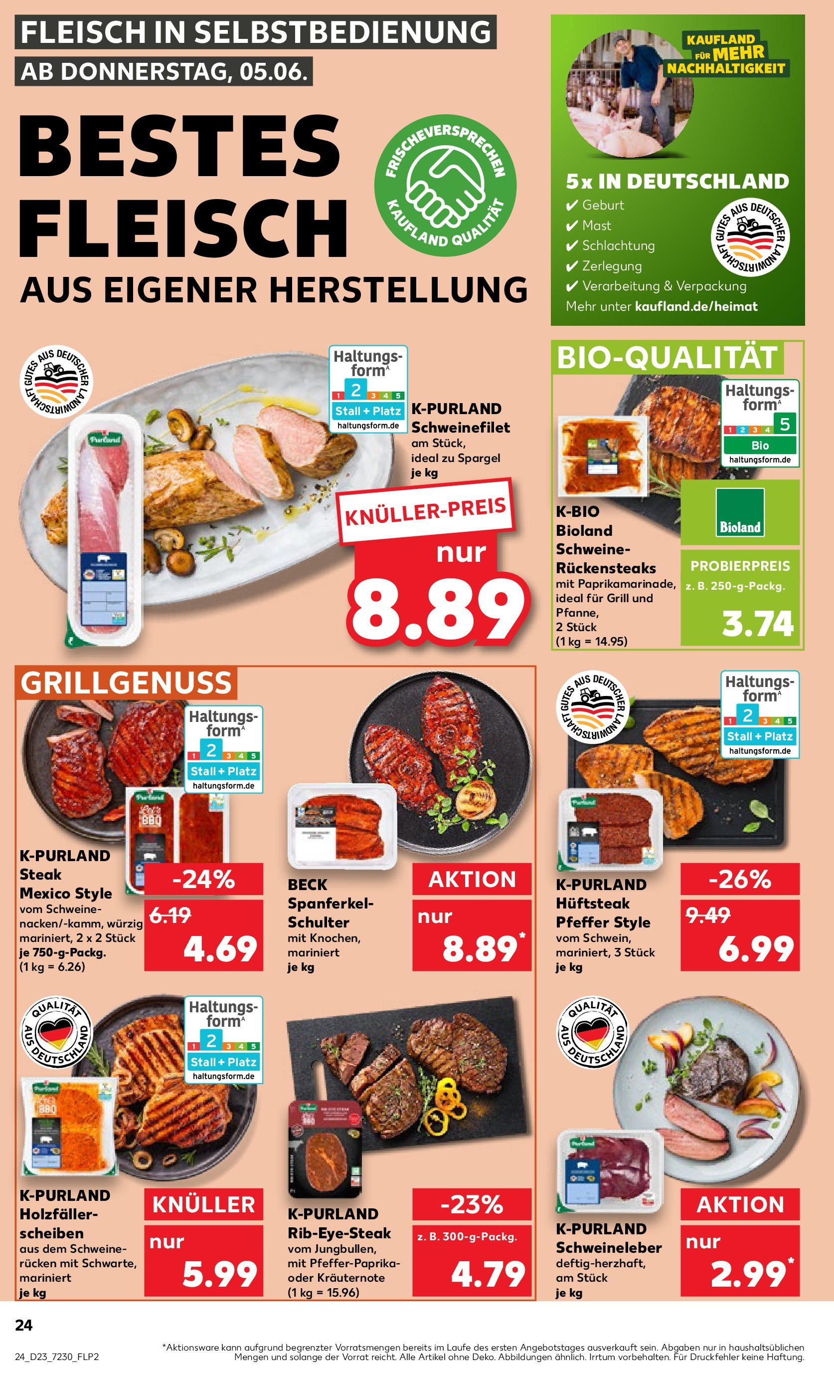 Kaufland prospekt Bergisch Gladbach (ab 05.06.2025) » Angebote Online | Seite: 24 | Produkte: Grill, Spargel, Schweinefilet, Pfeffer Kaufland prospekt Bergisch Gladbach (ab 05.06.2025) » Angebote Online zum Blättern | Seite: 24 | Produkte: Grill, Spargel, Schweinefilet, Pfeffer