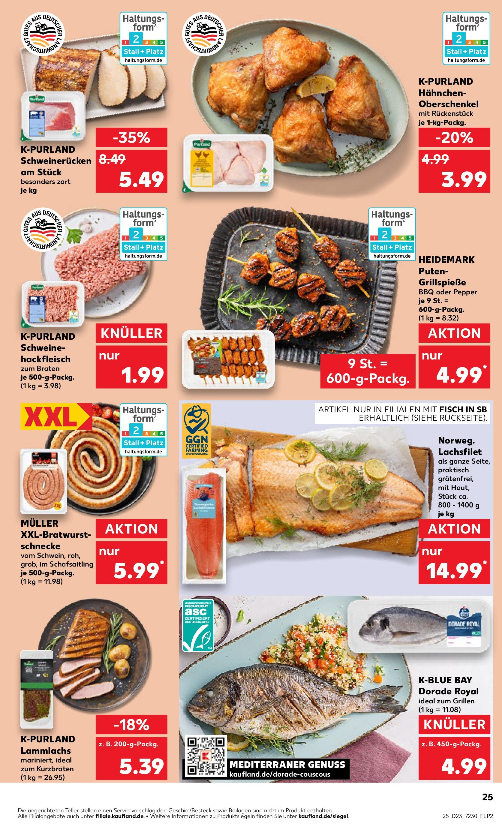 Kaufland prospekt Bergisch Gladbach (ab 05.06.2025) » Angebote Online | Seite: 25 | Produkte: Dorade, Hahnchen, Fisch, Schweinerucken Kaufland prospekt Bergisch Gladbach (ab 05.06.2025) » Angebote Online zum Blättern | Seite: 25 | Produkte: Dorade, Hahnchen, Fisch, Schweinerucken