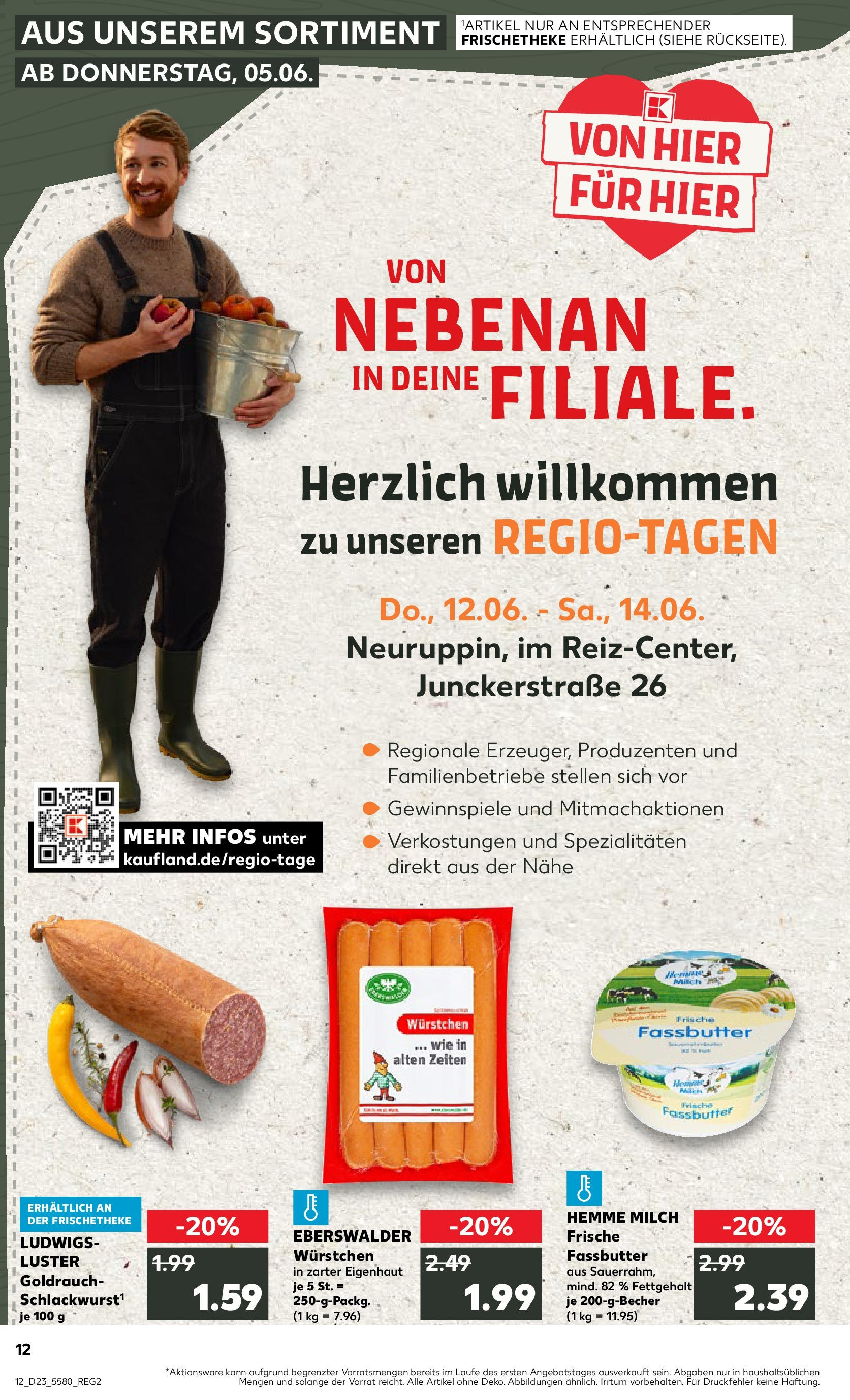 Kaufland prospekt Neuruppin (ab 05.06.2025) » Angebote Online | Seite: 12 | Produkte: Milch, Butter Kaufland prospekt Neuruppin (ab 05.06.2025) » Angebote Online zum Blättern | Seite: 12 | Produkte: Milch, Butter