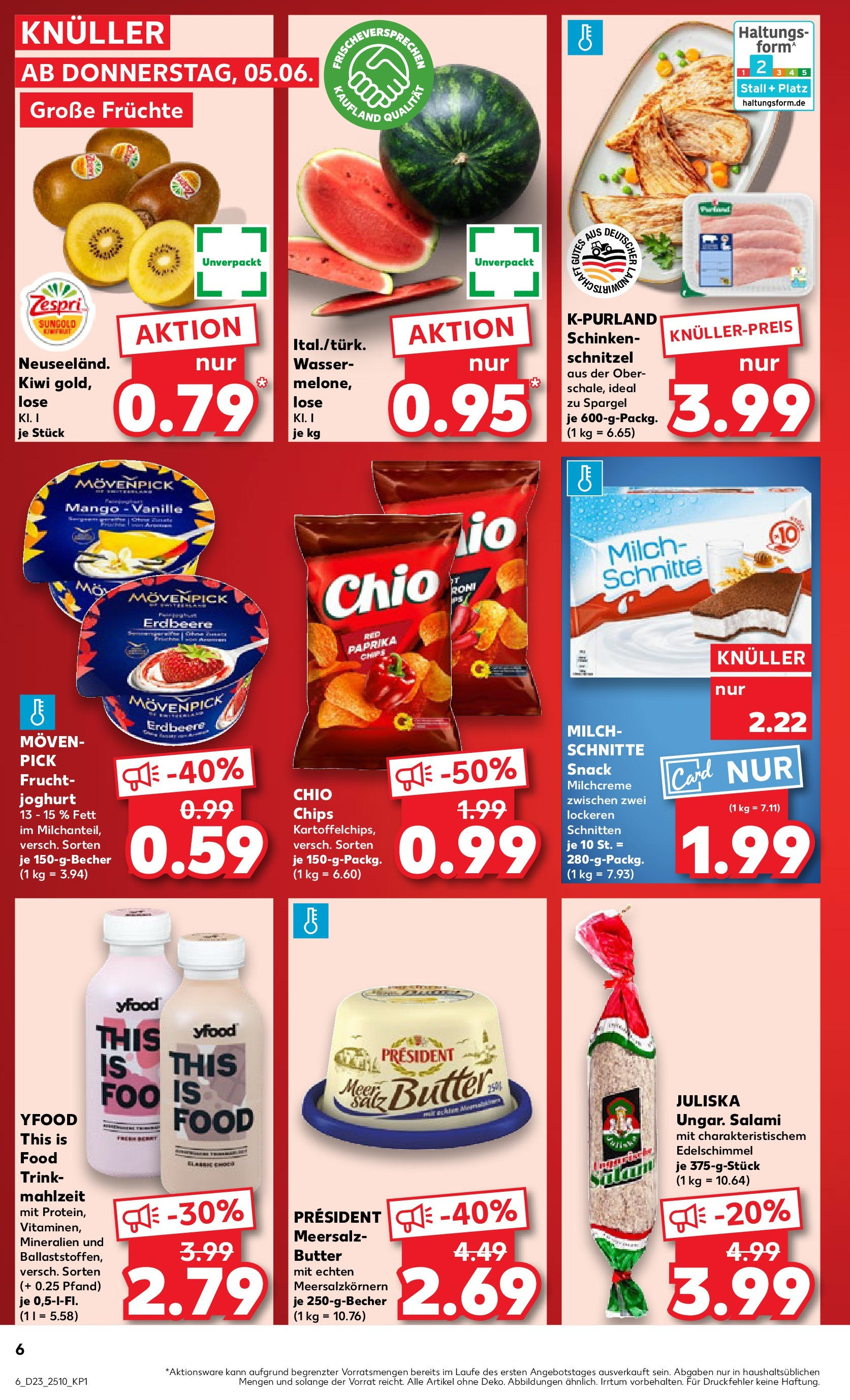 Kaufland prospekt Erding (ab 05.06.2025) » Angebote Online | Seite: 6 | Produkte: Spargel, Fruchtjoghurt, Wasser, Kiwi Kaufland prospekt Erding (ab 05.06.2025) » Angebote Online zum Blättern | Seite: 6 | Produkte: Spargel, Fruchtjoghurt, Wasser, Kiwi