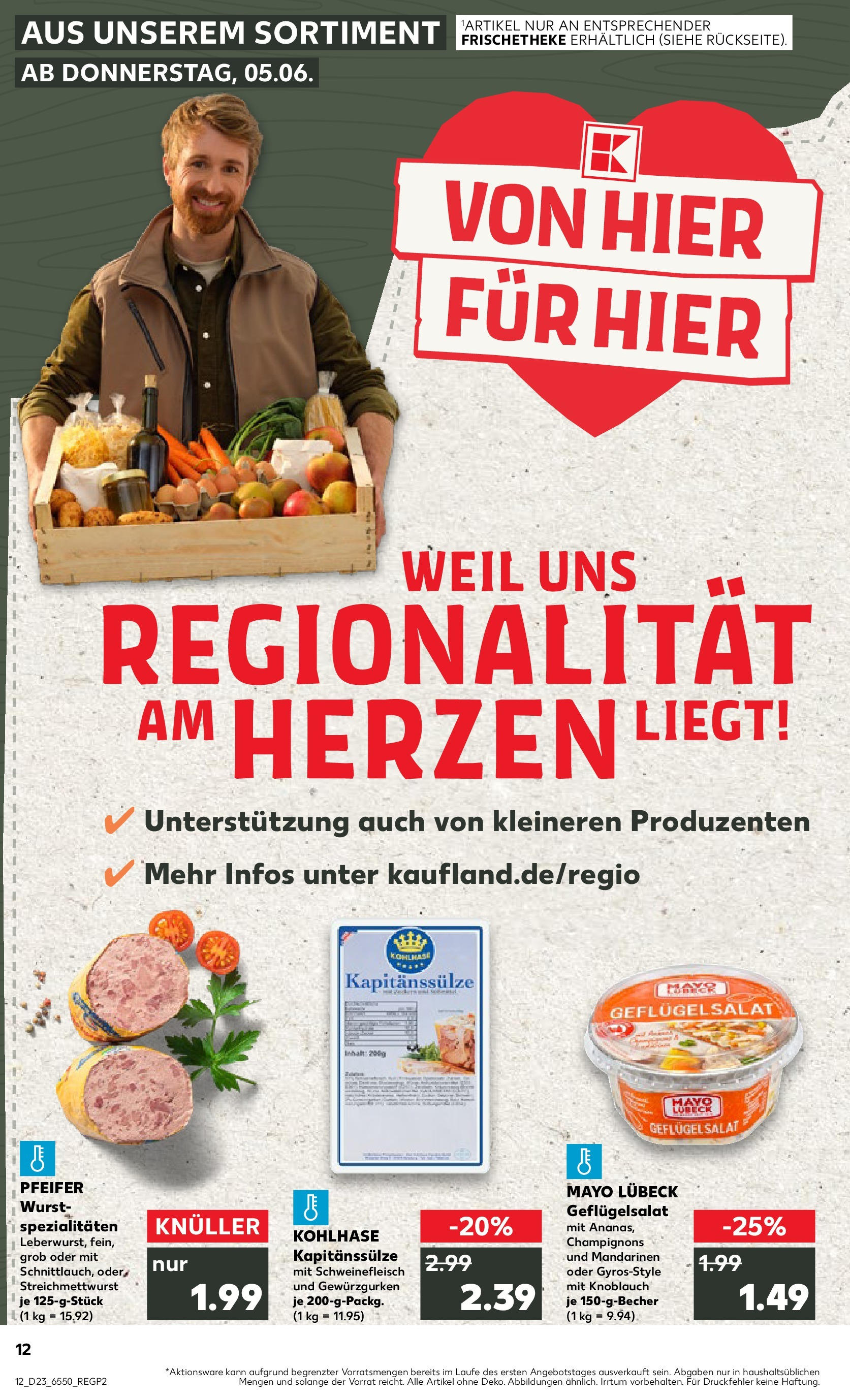 Kaufland prospekt Bad Segeberg (ab 05.06.2025) » Angebote Online | Seite: 12 | Produkte: Mandarinen, Champignons, Wurst, Knoblauch Kaufland prospekt Bad Segeberg (ab 05.06.2025) » Angebote Online zum Blättern | Seite: 12 | Produkte: Mandarinen, Champignons, Wurst, Knoblauch