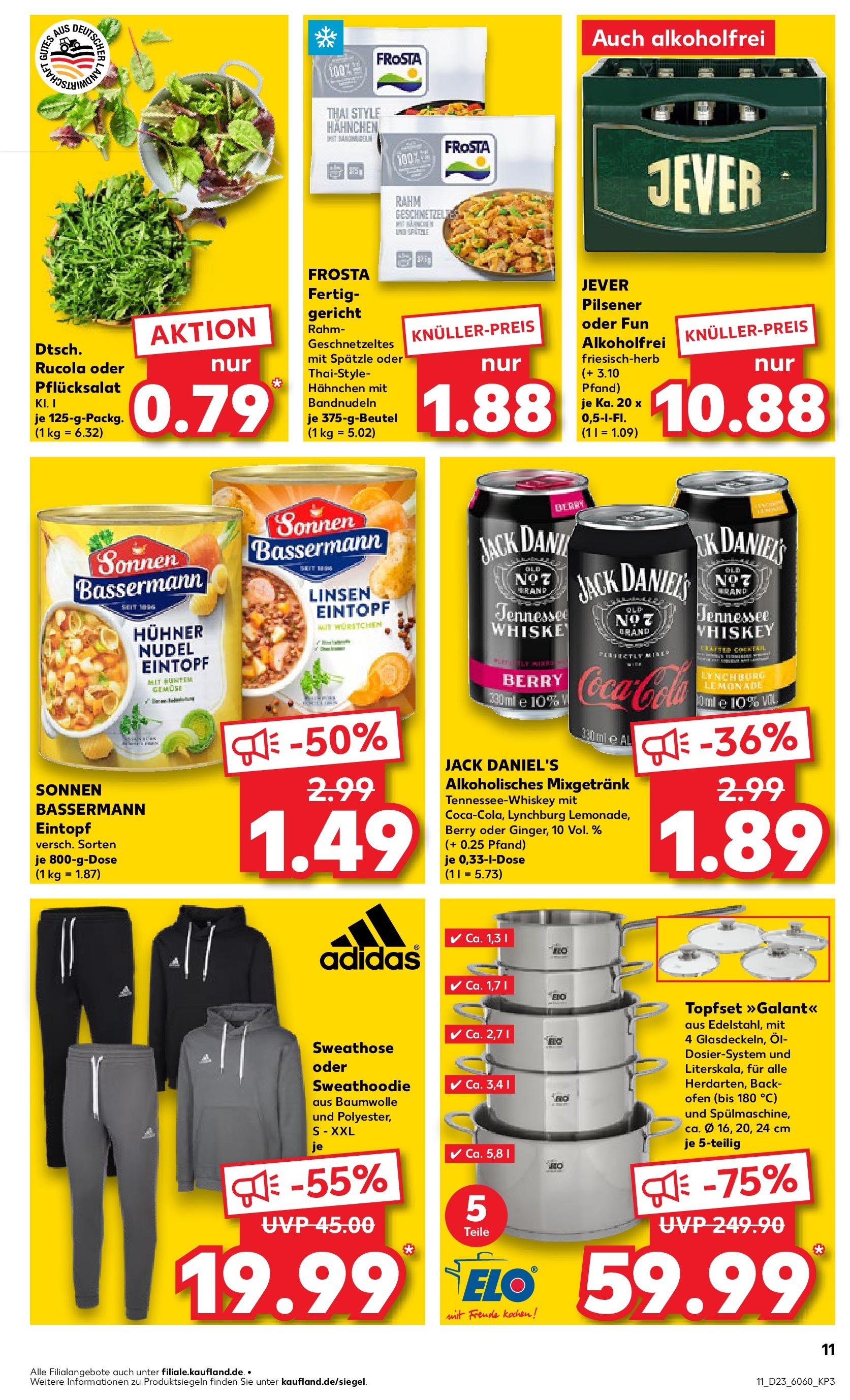 Kaufland prospekt Berlin (ab 05.06.2025) » Angebote Online | Seite: 11 | Produkte: Hahnchen, Jack Daniel's, Frosta, Gemüse Kaufland prospekt Berlin (ab 05.06.2025) » Angebote Online zum Blättern | Seite: 11 | Produkte: Hahnchen, Jack Daniel's, Frosta, Gemüse