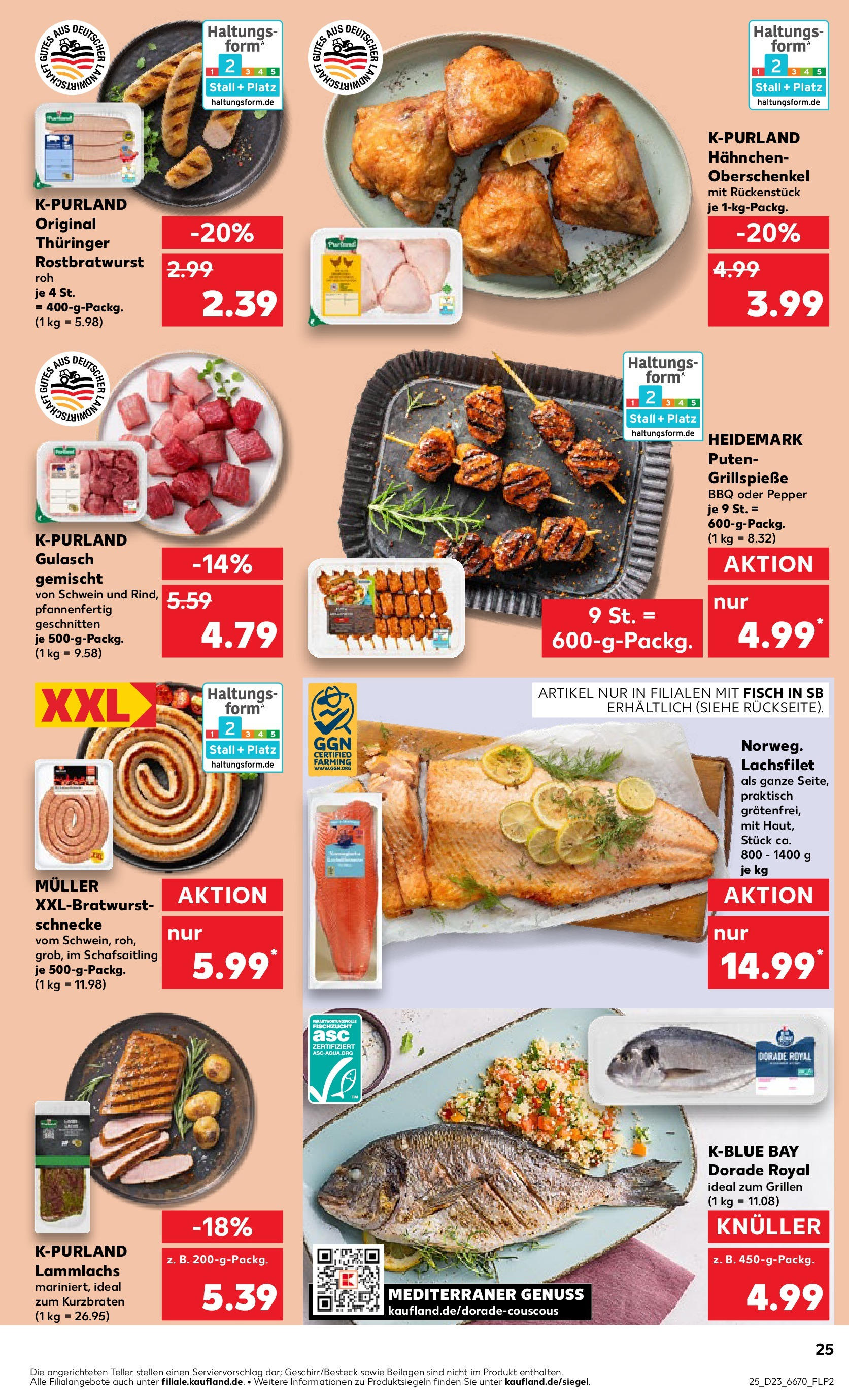 Kaufland prospekt Troisdorf (ab 05.06.2025) » Angebote Online | Seite: 25 | Produkte: Dorade, Hahnchen, Fisch, Gulasch Kaufland prospekt Troisdorf (ab 05.06.2025) » Angebote Online zum Blättern | Seite: 25 | Produkte: Dorade, Hahnchen, Fisch, Gulasch