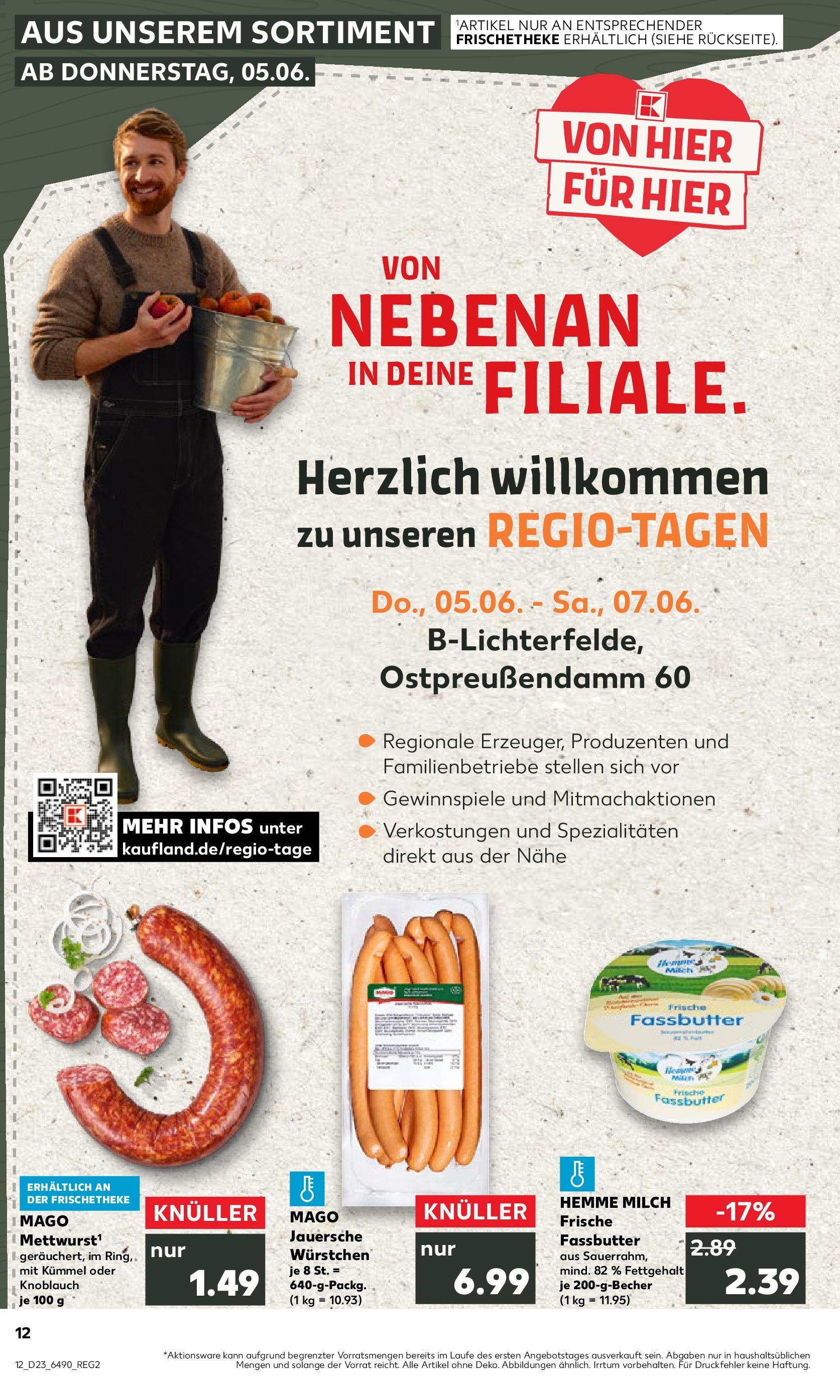 Kaufland prospekt Berlin (ab 05.06.2025) » Angebote Online | Seite: 12 | Produkte: Milch, Butter, Knoblauch Kaufland prospekt Berlin (ab 05.06.2025) » Angebote Online zum Blättern | Seite: 12 | Produkte: Milch, Butter, Knoblauch