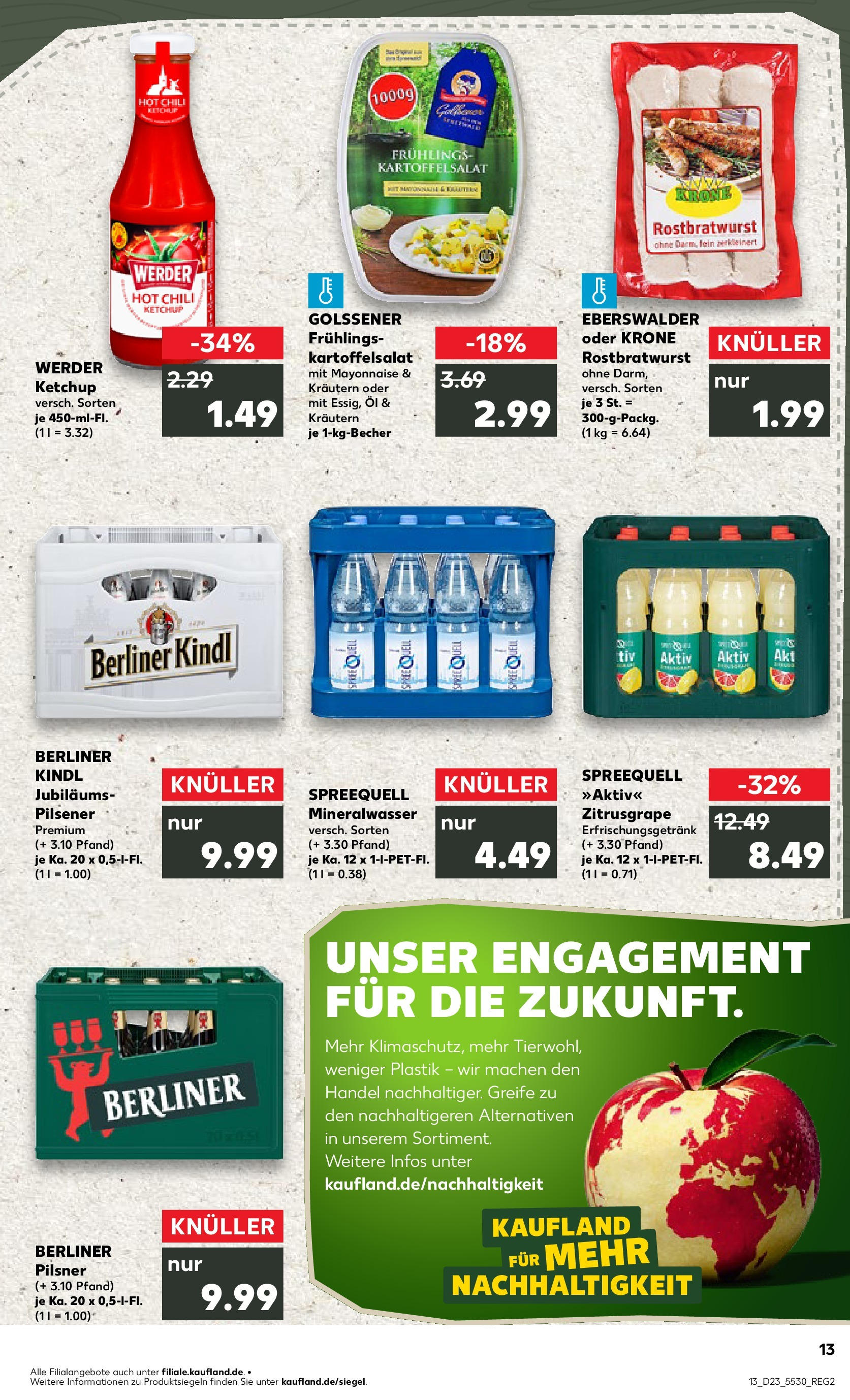 Kaufland prospekt Bad Freienwalde (Oder) (ab 05.06.2025) » Angebote Online | Seite: 13 | Produkte: Öl, Mayonnaise, Chili, Berliner pilsner Kaufland prospekt Bad Freienwalde (Oder) (ab 05.06.2025) » Angebote Online zum Blättern | Seite: 13 | Produkte: Öl, Mayonnaise, Chili, Berliner pilsner
